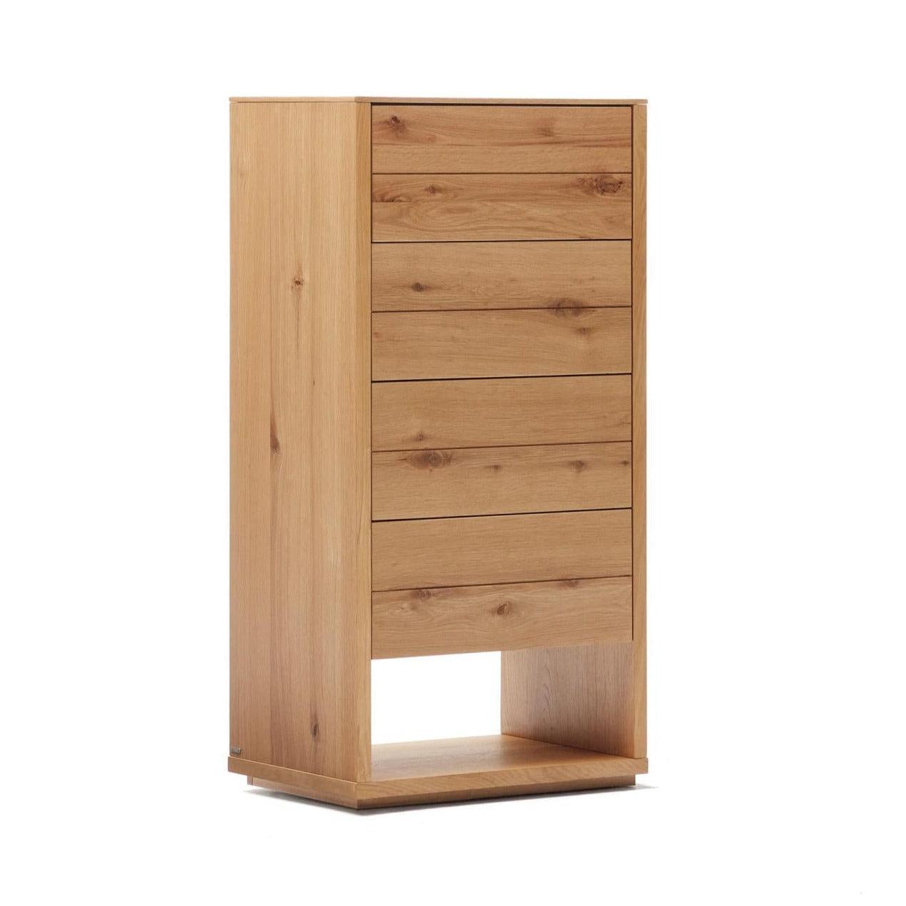 Komoda wysoka z szufladami ALGUEMA fornir dębowy La Forma Eye on Design