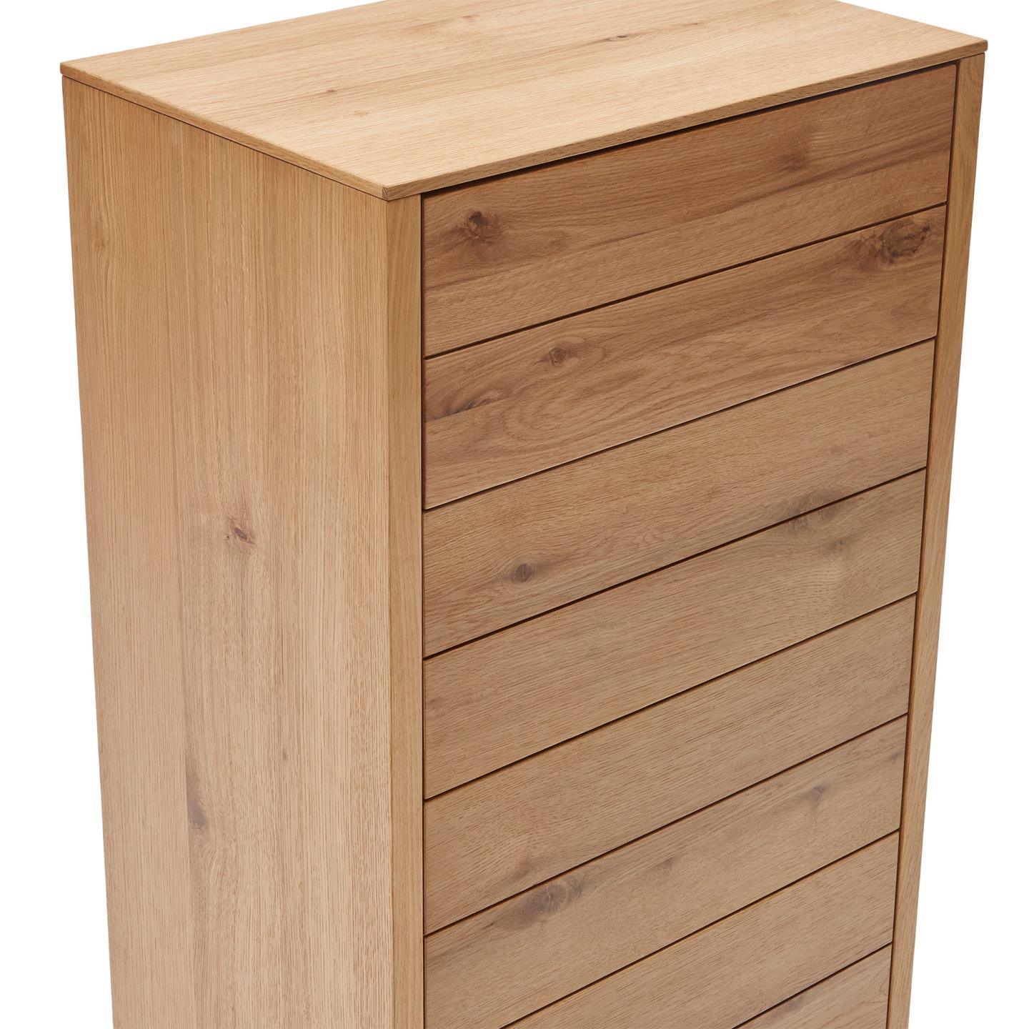 Komoda wysoka z szufladami ALGUEMA fornir dębowy La Forma Eye on Design