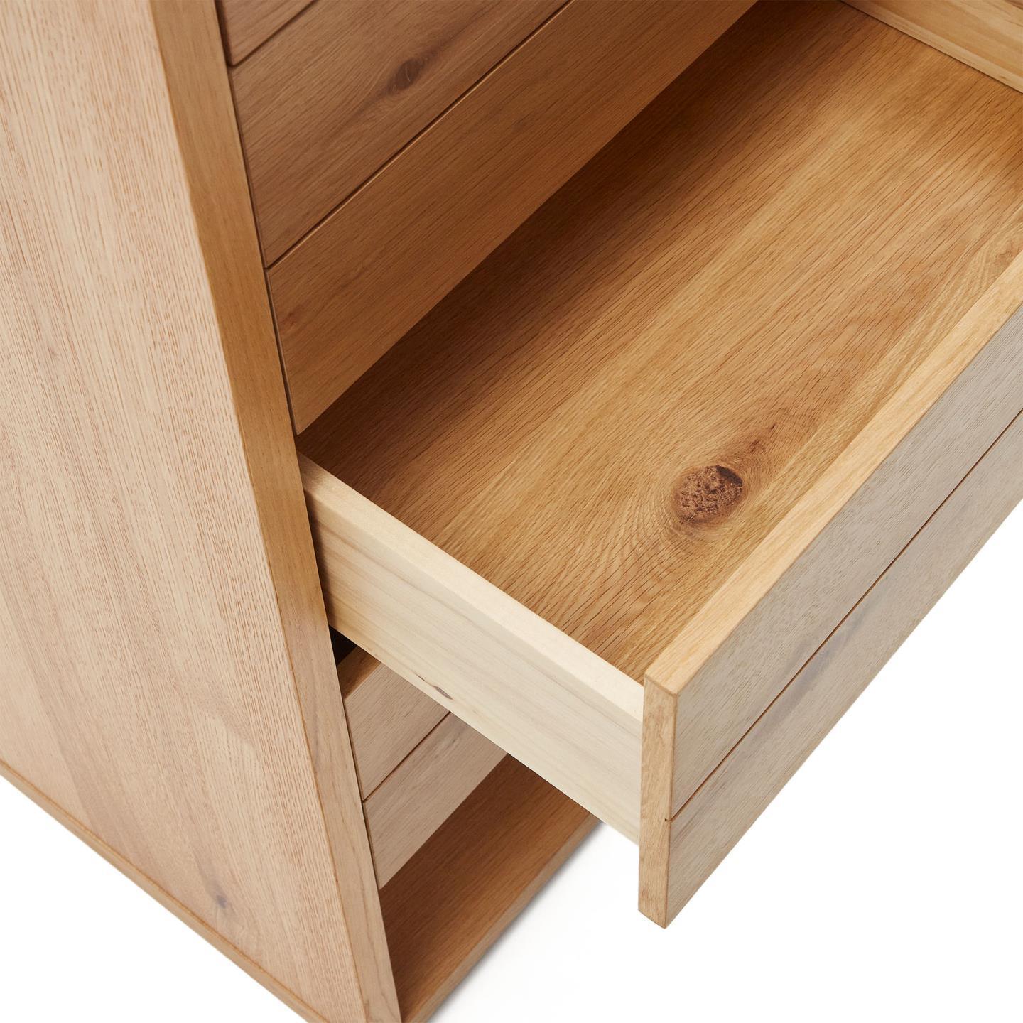 Komoda wysoka z szufladami ALGUEMA fornir dębowy La Forma Eye on Design