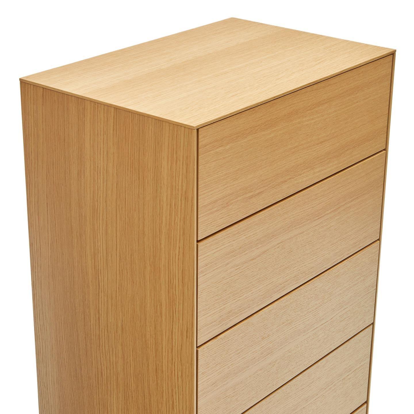 Komoda wysoka z szufladami VEDRANA fornir dębowy La Forma Eye on Design