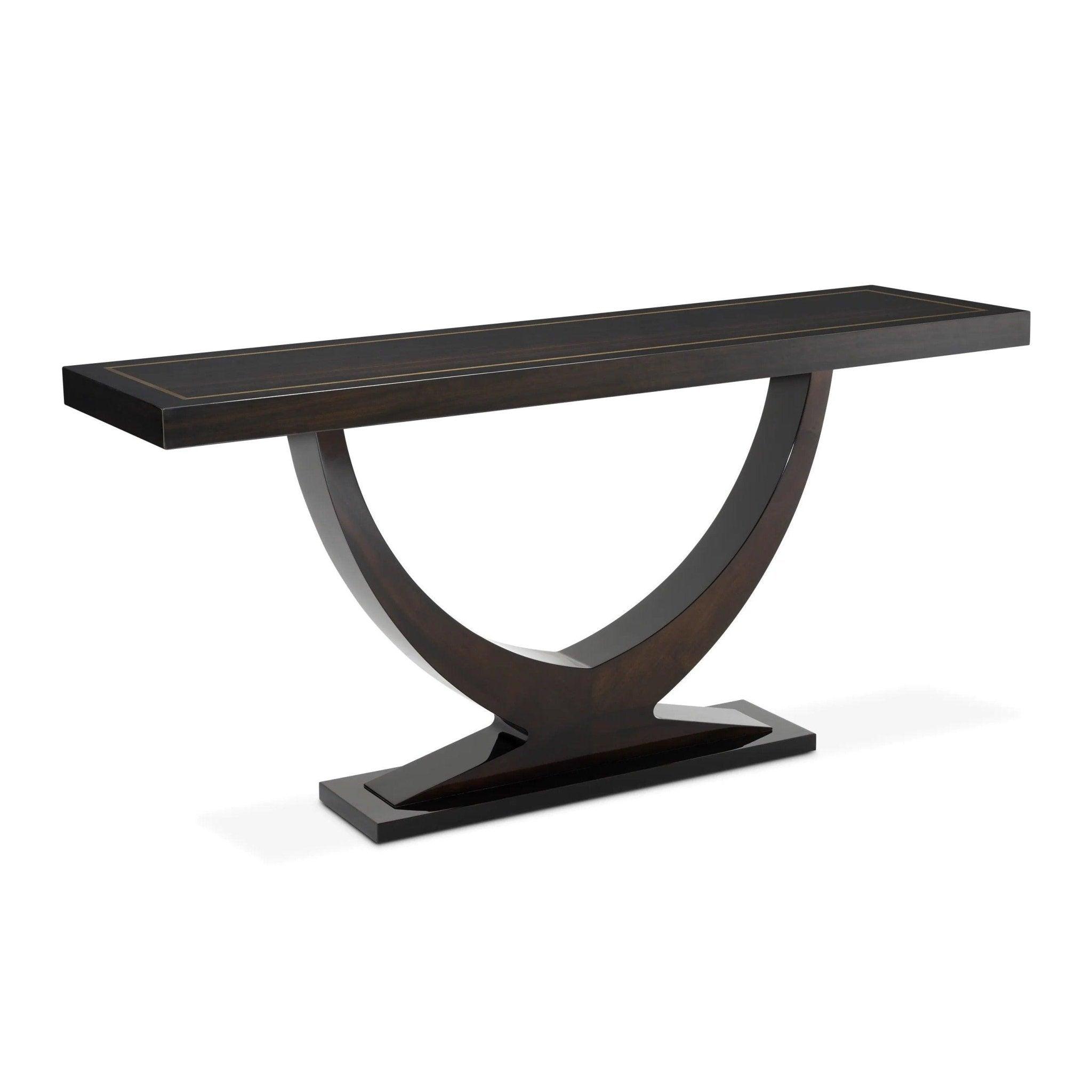 Konsola UMBERTO brązowy fornir eukaliptusowy Eichholtz Eye on Design