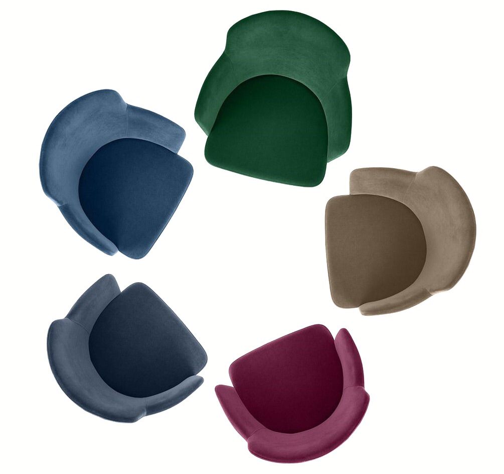 Stuhl mit Armlehnen LAGOM gepolstert