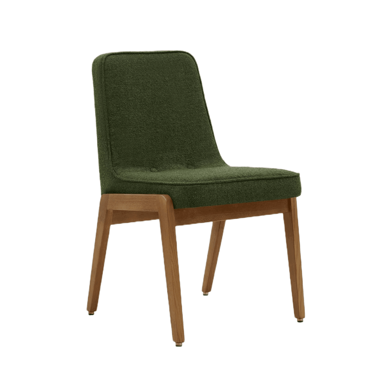 Krzesło 200-125 VAR zielony w tkaninie Boucle Bottle Green 366 concept Eye on Design