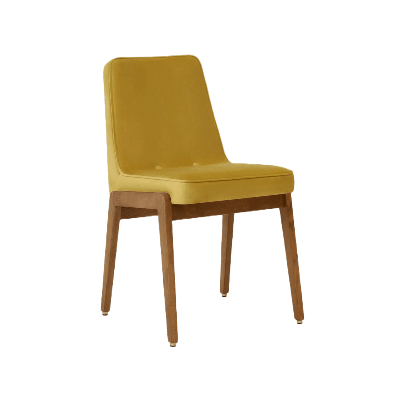 Krzesło 200-125 VAR żółty w tkaninie Shine Velvet Mustard – 366 concept