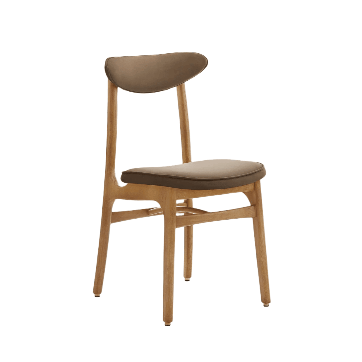 Krzesło 200-190 beżowy w tkaninie Shine Velvet Taupe 366 concept Eye on Design