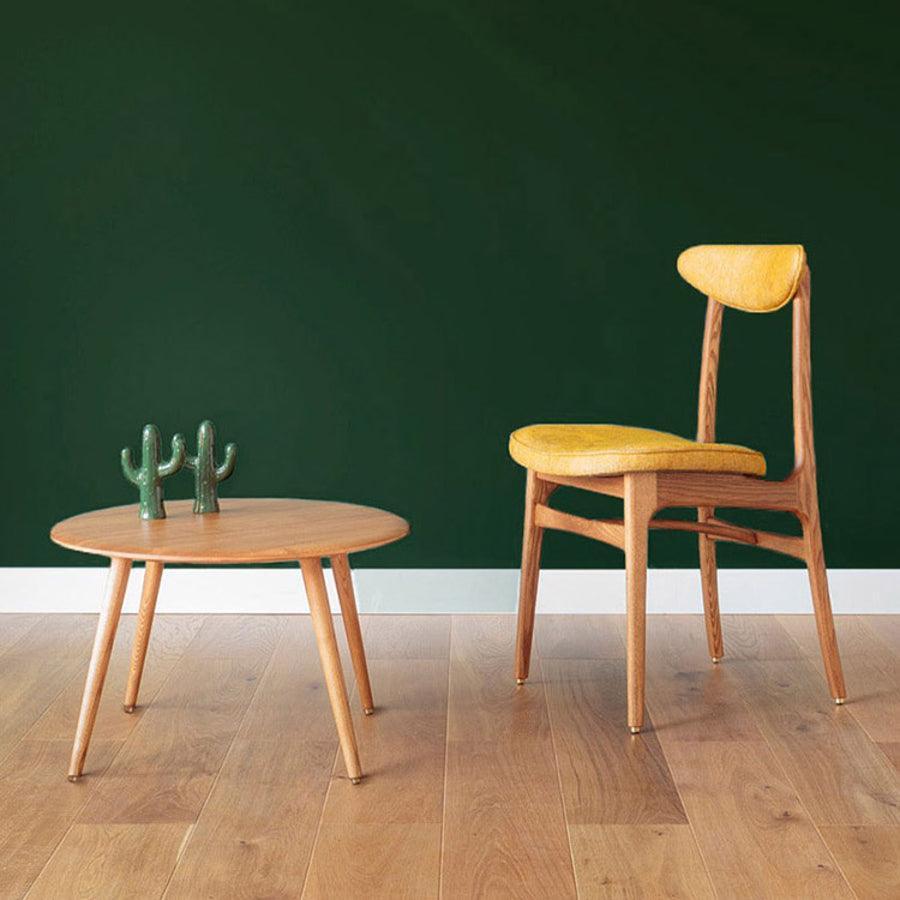 Krzesło 200-190 żółty w tkaninie Shine Velvet Mustard 366 concept Eye on Design