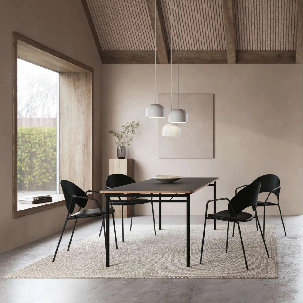 DOSINA Armchair with Armrests Black