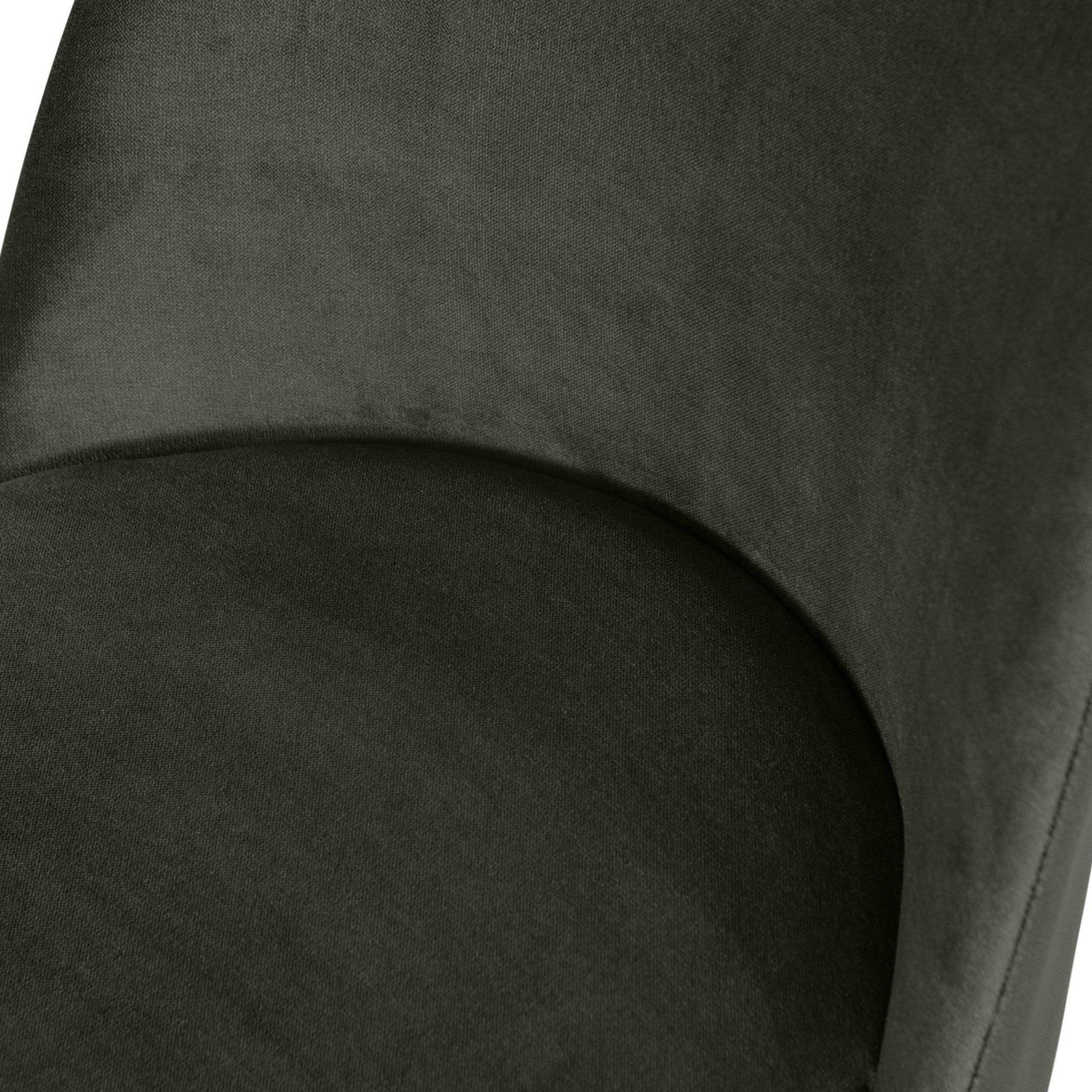 Krzesło aksamitne VOGUE ciemnozielony Be Pure Eye on Design