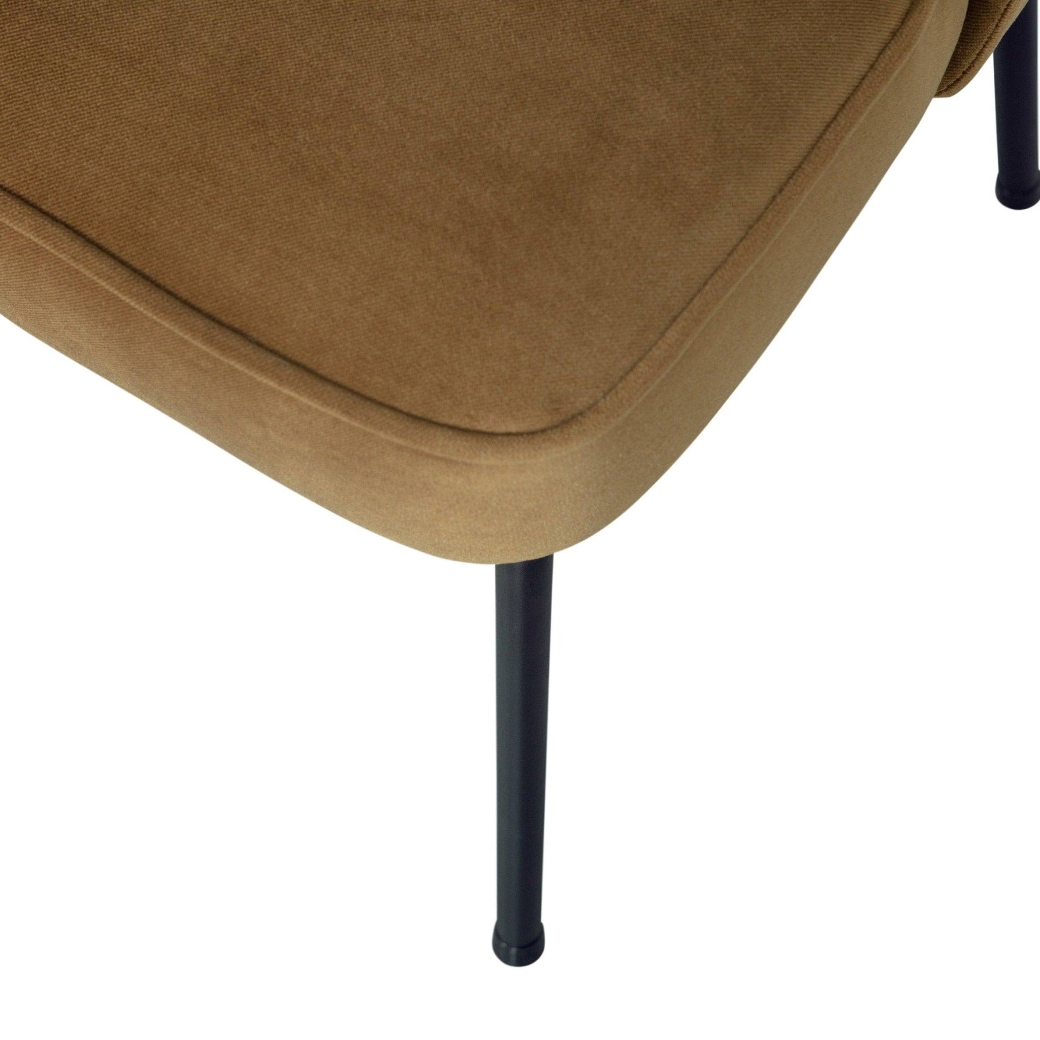 Krzesło aksamitne VOGUE miodowy Be Pure Eye on Design