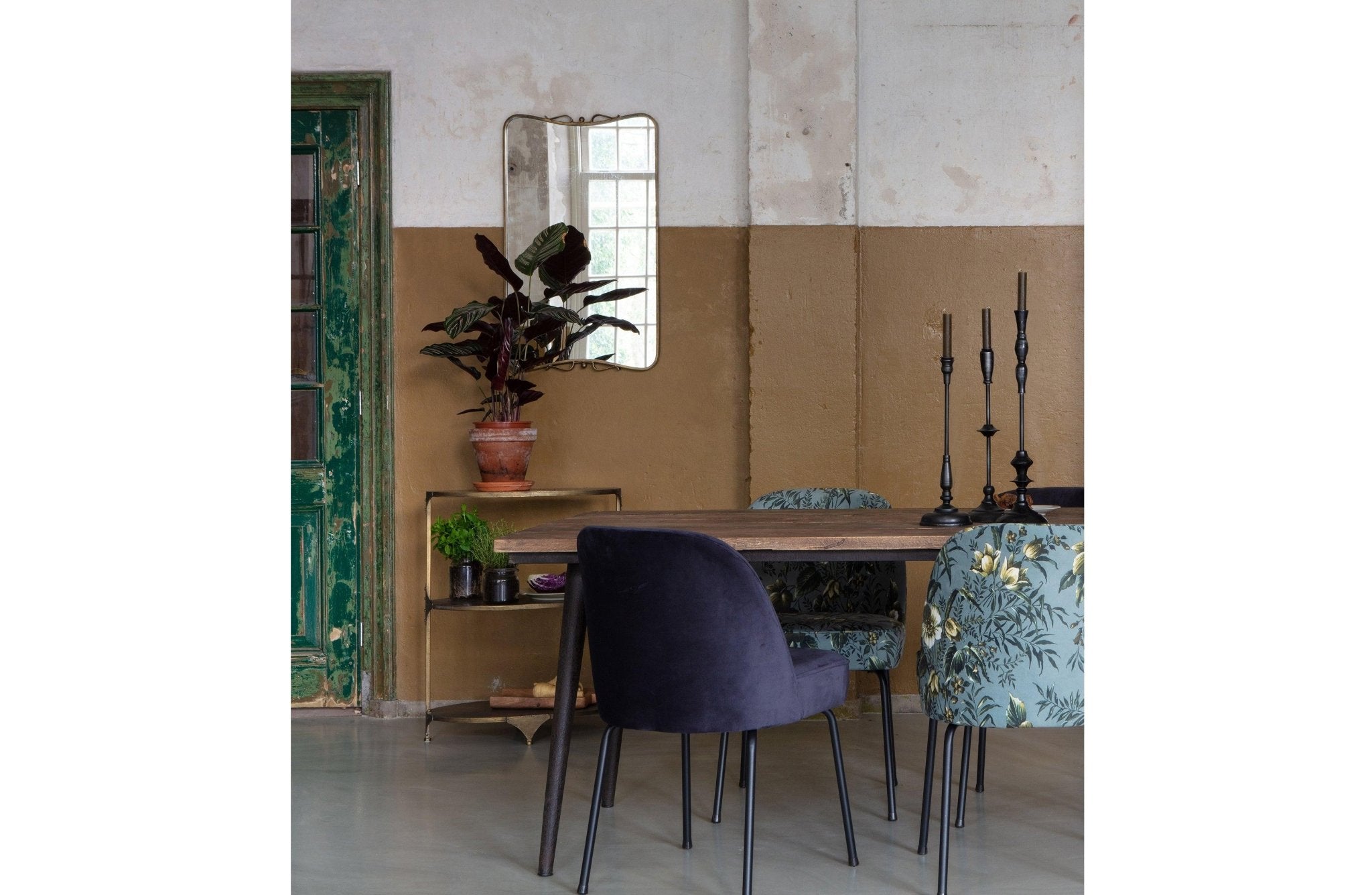 Krzesło aksamitne VOGUE POPPY szary Be Pure Eye on Design