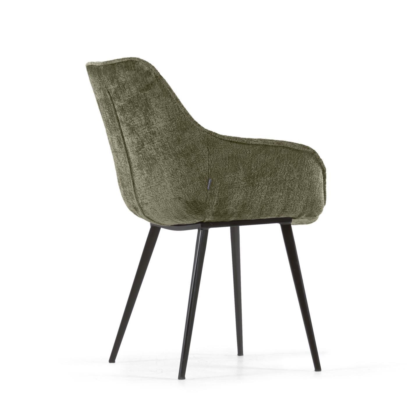 Krzesło AMIRA ciemnozielony szenil La Forma Eye on Design