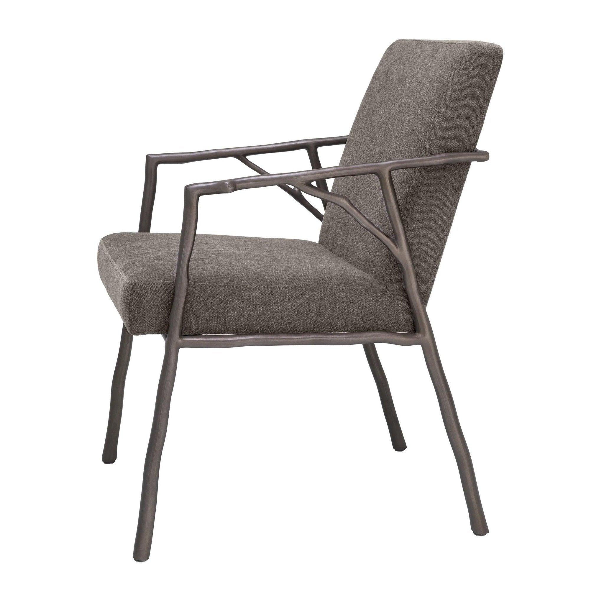 Krzesło ANTICO brązowy z brązową podstawą Eichholtz Eye on Design