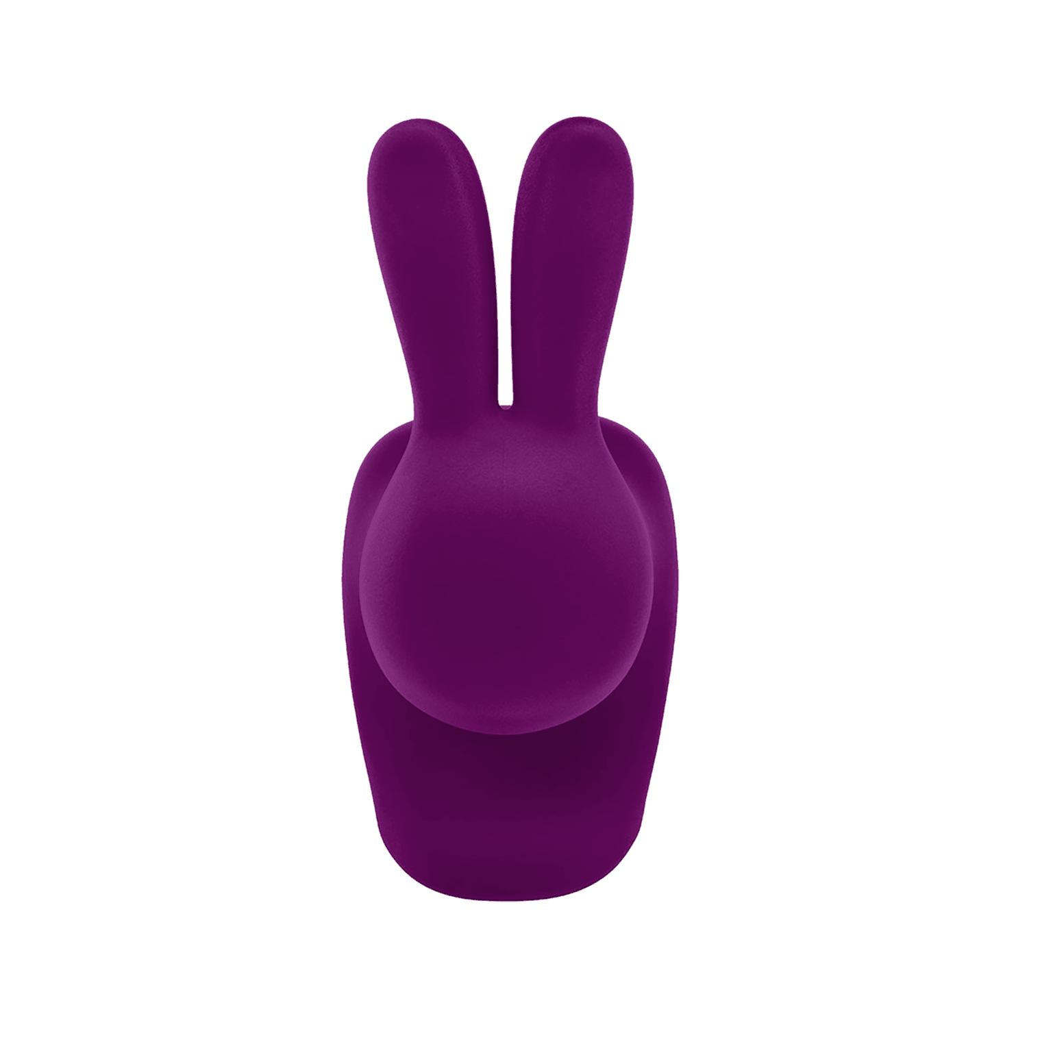 Krzesło BABY RABBIT VELVET fioletowy Qeeboo Eye on Design