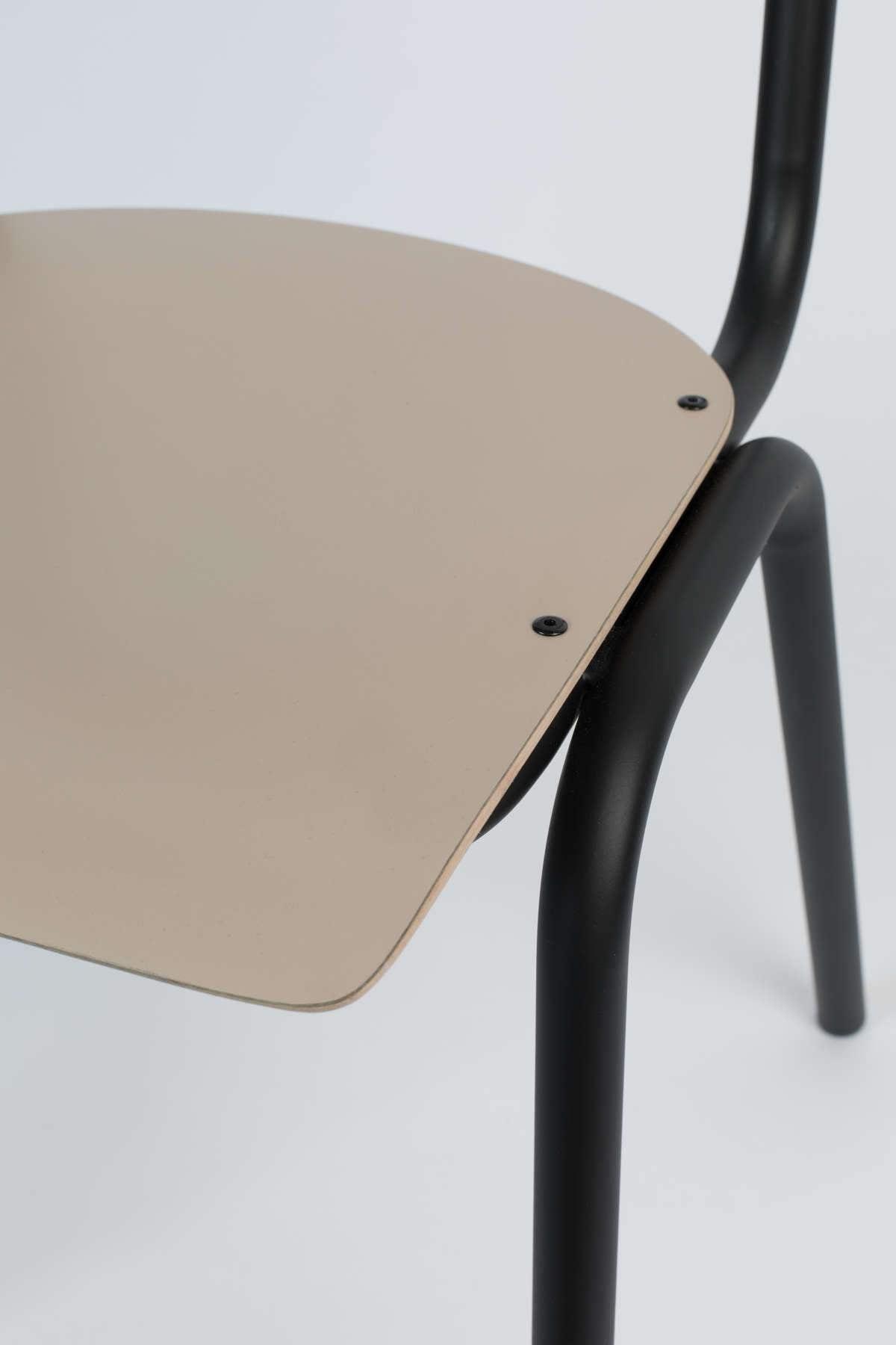 Krzesło BACK TO SCHOOL beżowy Zuiver Eye on Design