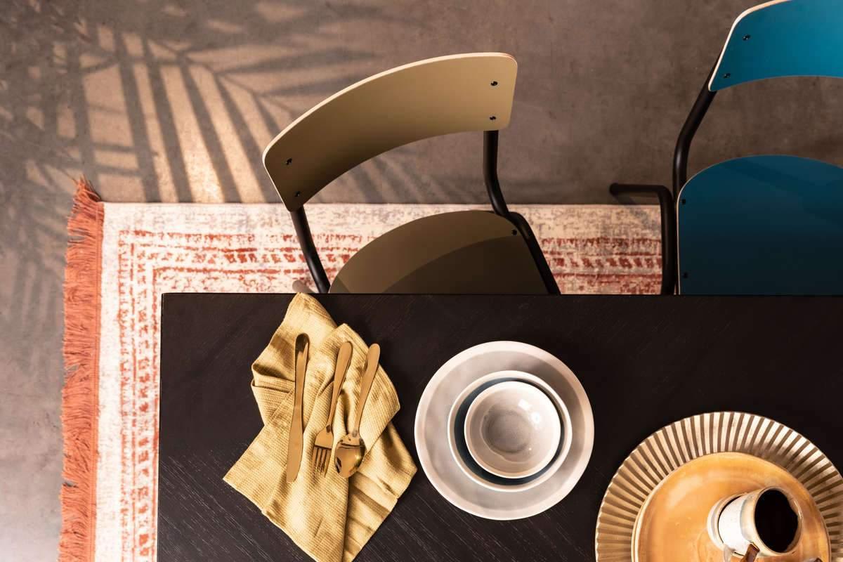 Krzesło BACK TO SCHOOL niebieski Zuiver Eye on Design