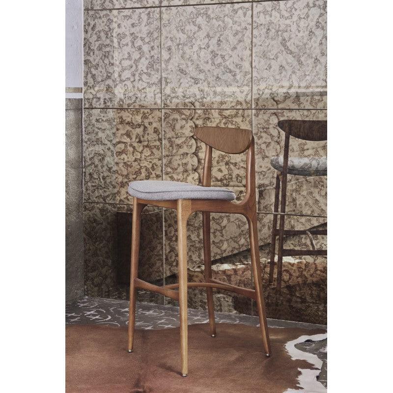 Krzesło barowe 200-190 MIX beżowy w tkaninie Boucle Creme 366 concept Eye on Design