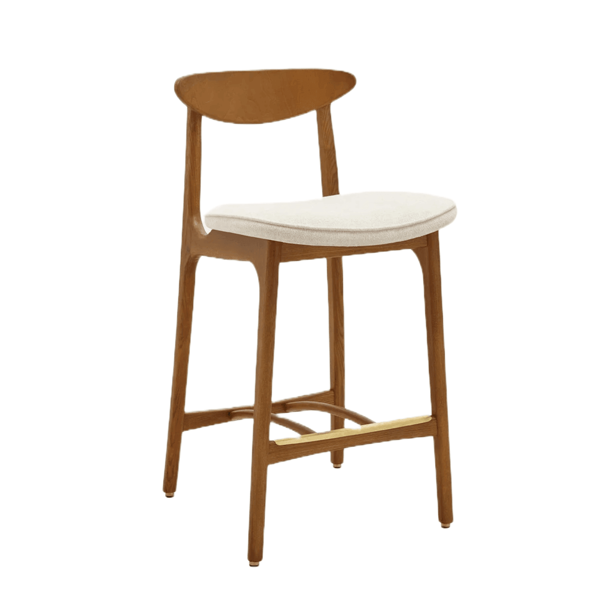 Krzesło barowe 200-190 MIX biały w tkaninie Marble White 366 concept Eye on Design