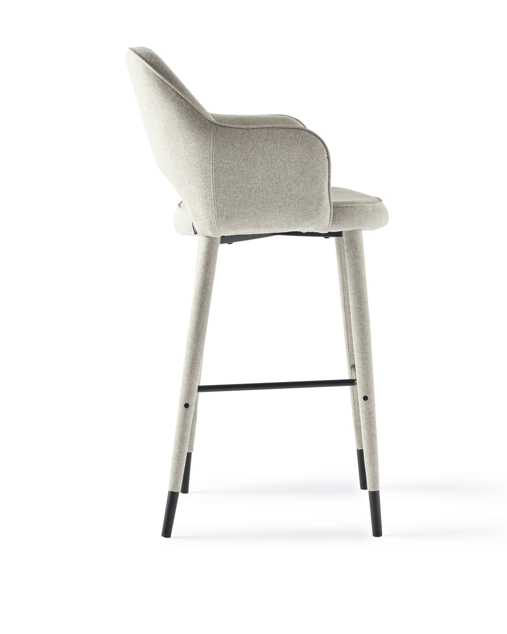 Krzesło barowe COSY beżowy Pols Potten Eye on Design