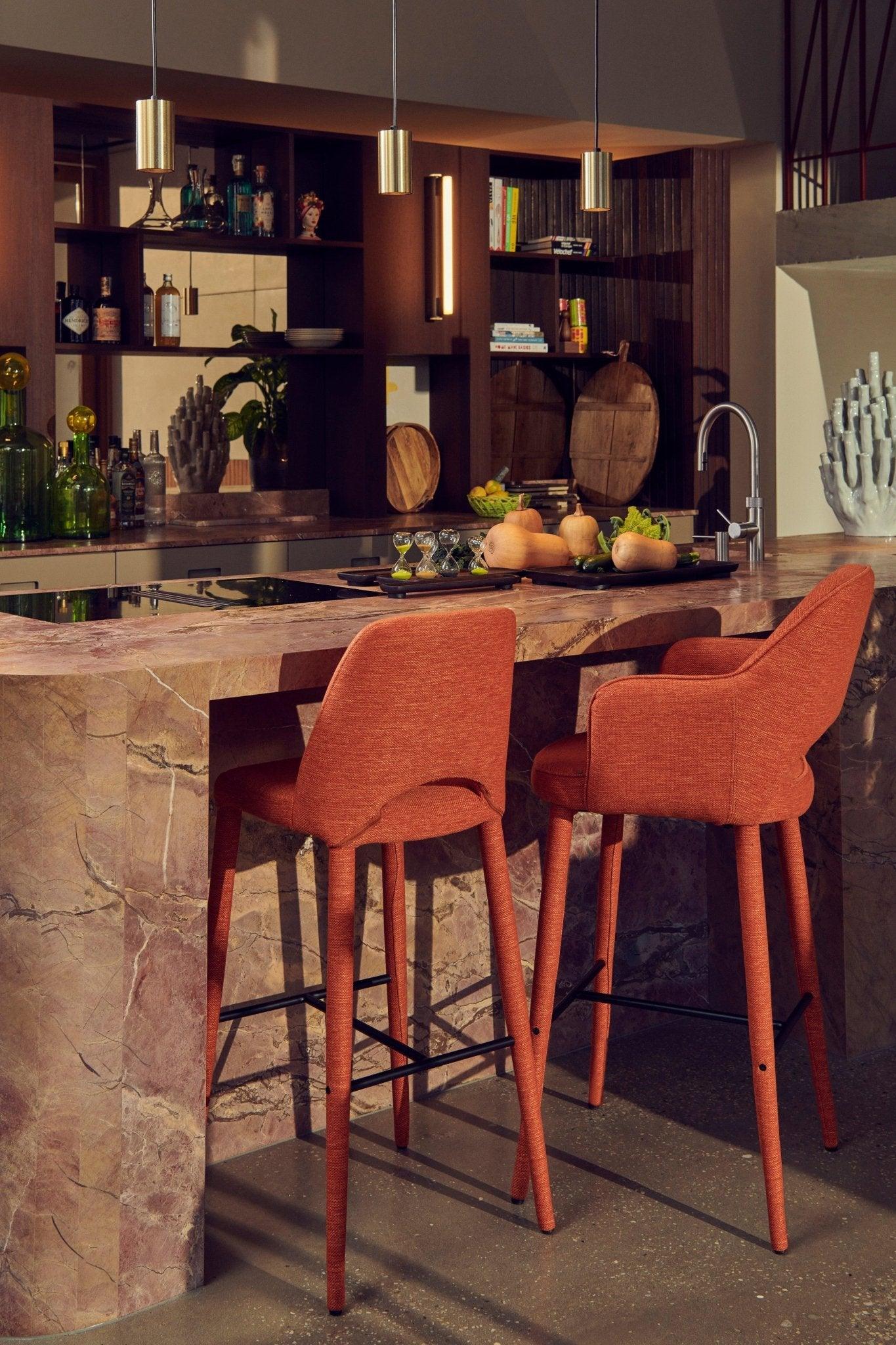 Krzesło barowe HOLY rudy Pols Potten Eye on Design