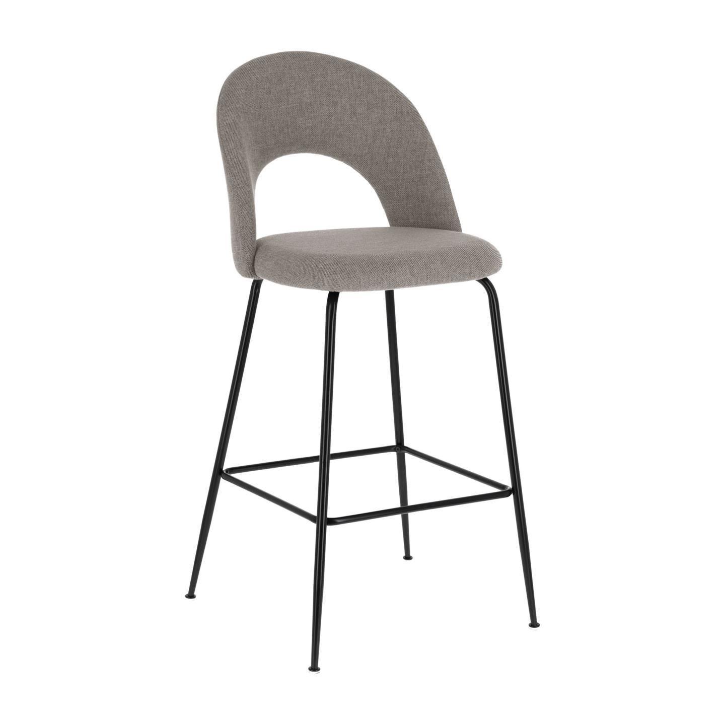 Krzesło barowe MAHALIA jasnoszary La Forma Eye on Design