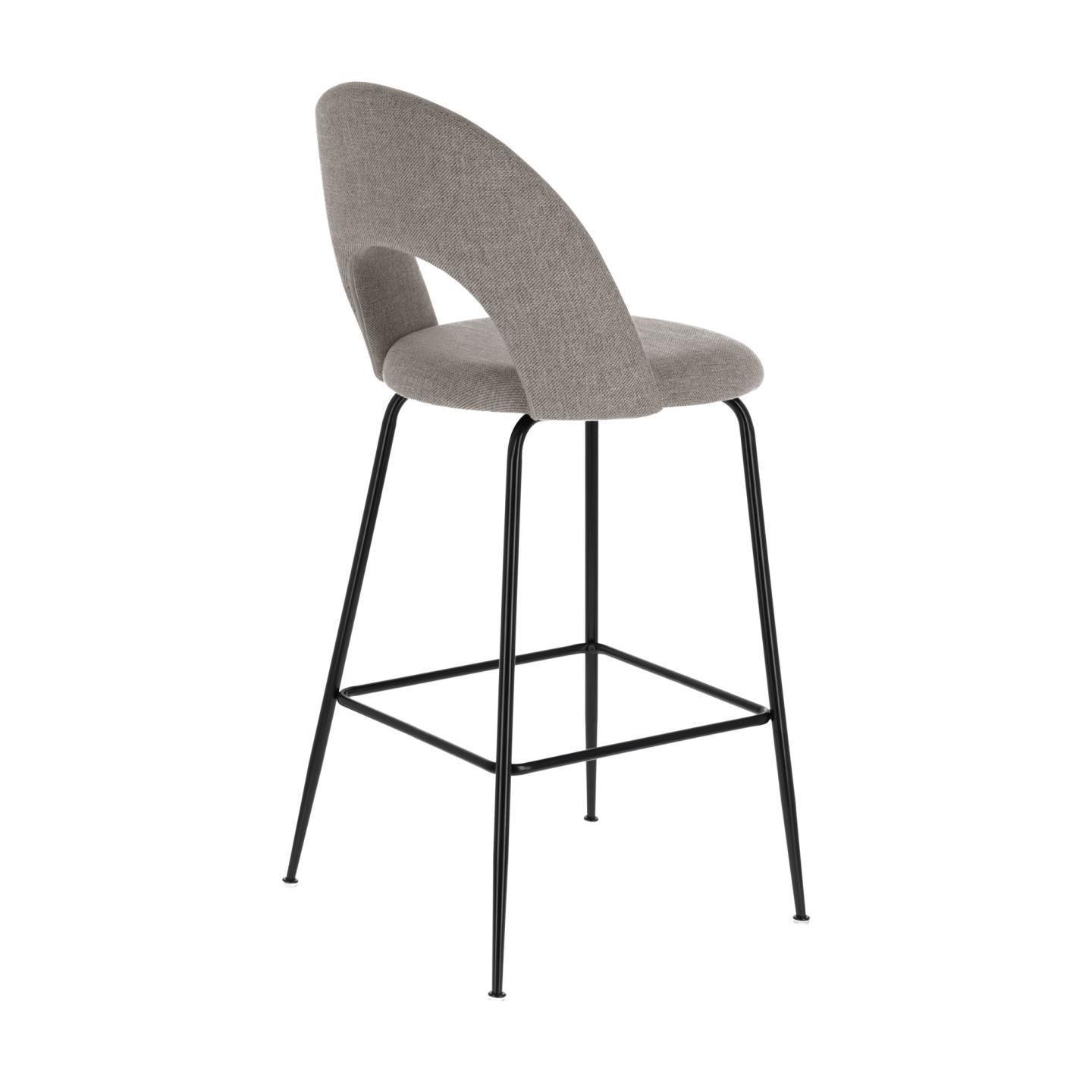 Krzesło barowe MAHALIA jasnoszary La Forma Eye on Design