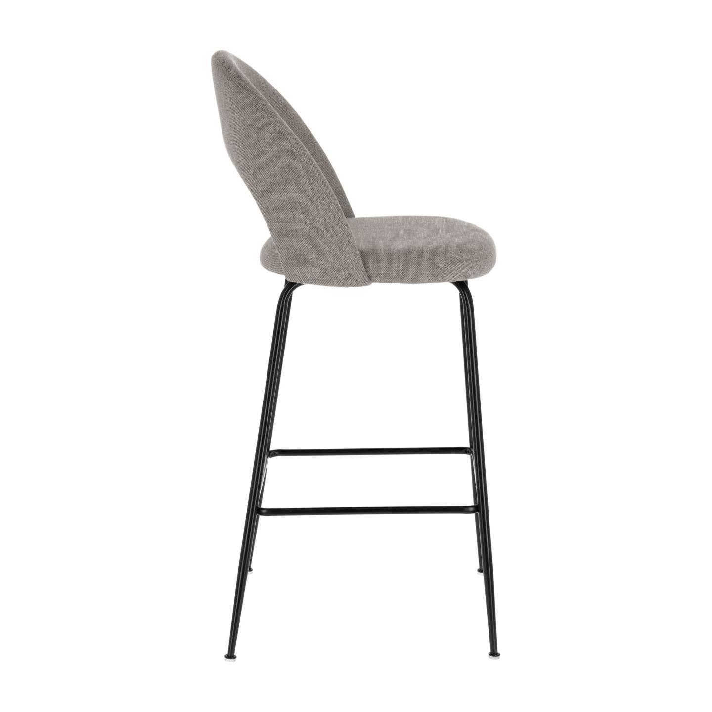 Krzesło barowe MAHALIA jasnoszary La Forma Eye on Design