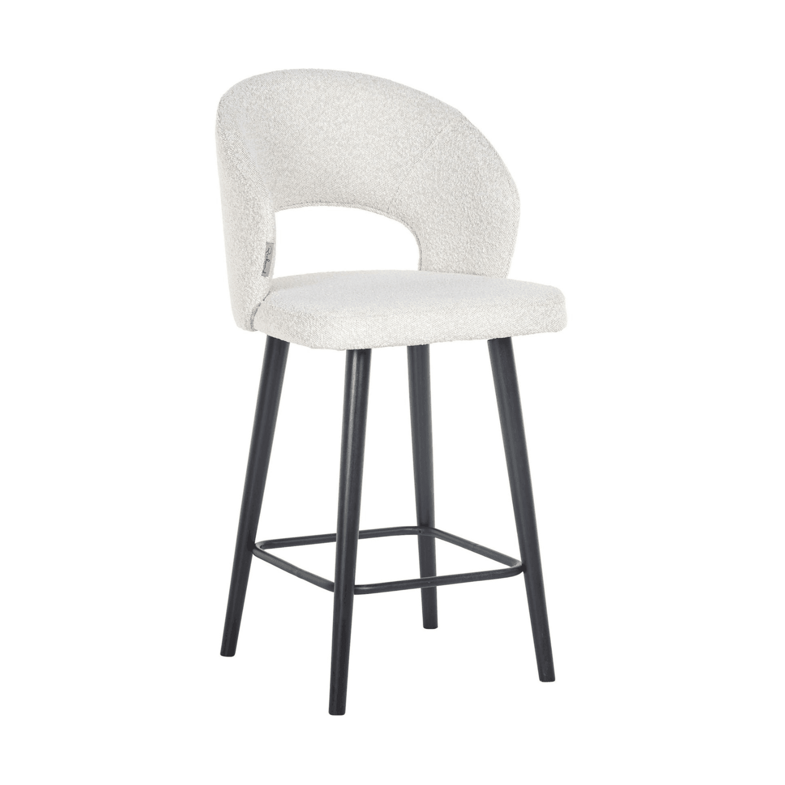 Krzesło barowe SAVOY biały bouclé Richmond Interiors 100 cm Eye on Design