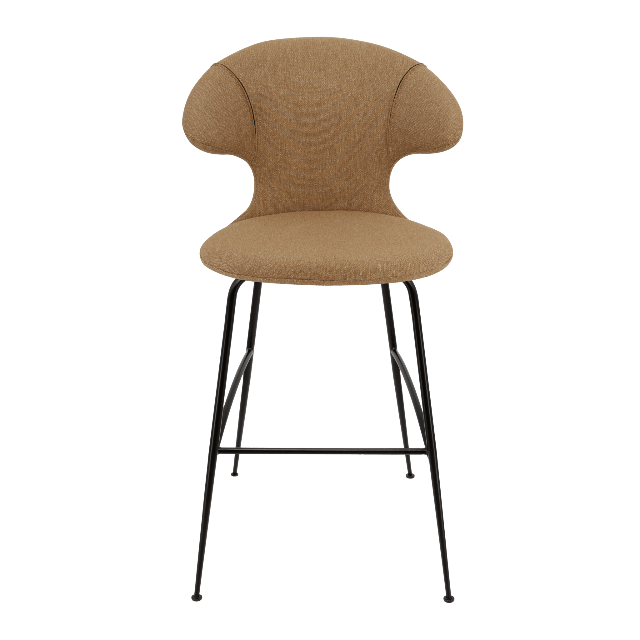 Krzesło barowe TIME FLIES karmelowy z czarną podstawą UMAGE 112 cm Eye on Design