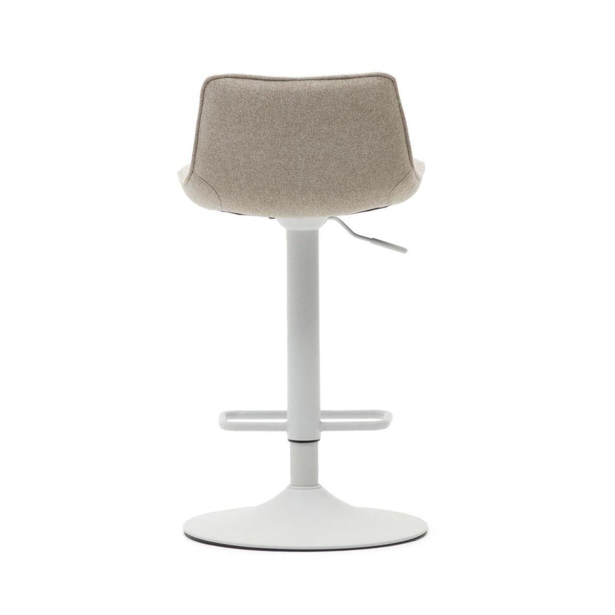 Krzesło barowe ZENDA beżowy szenil La Forma Eye on Design