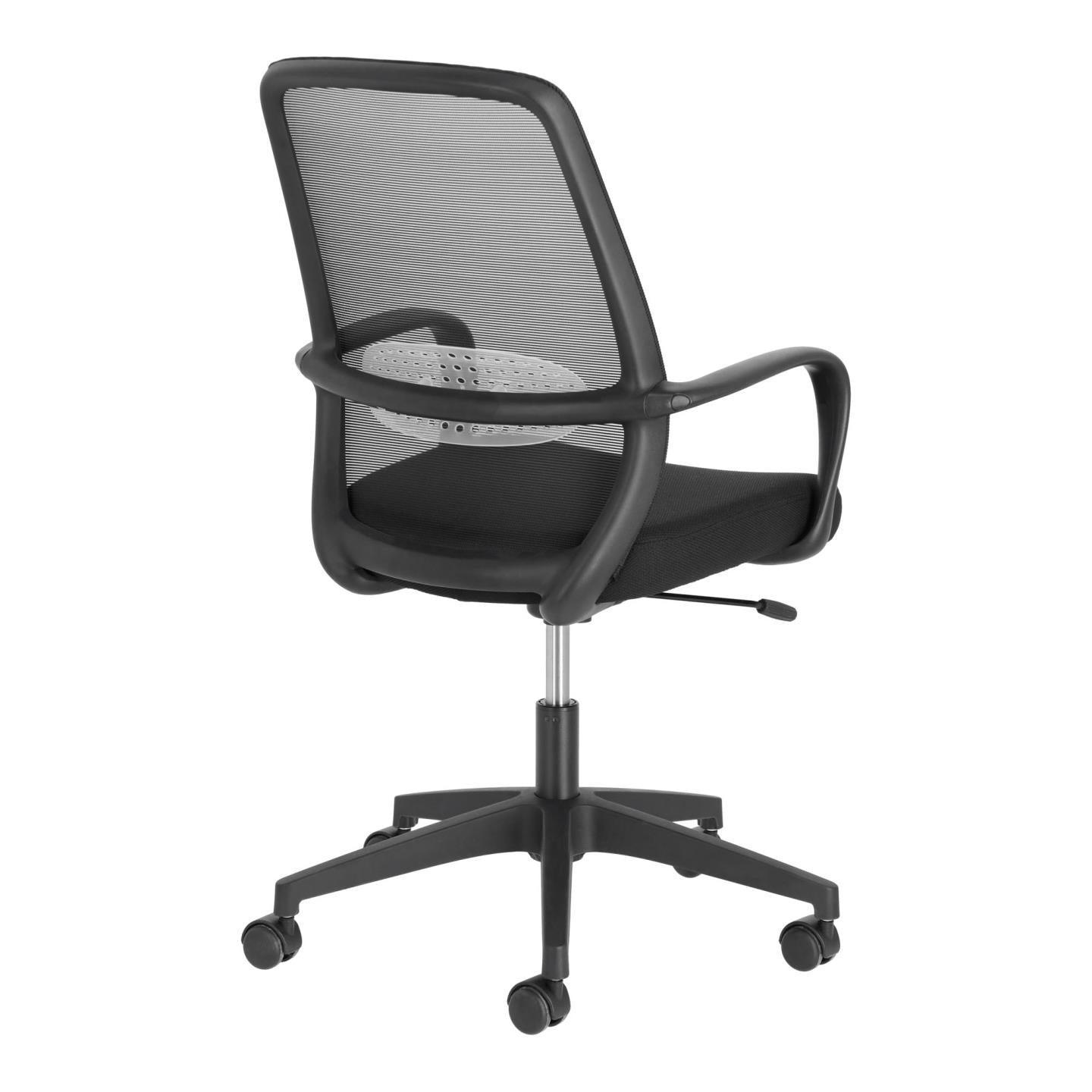 Krzesło biurowe MELVA czarny z czarną podstawą La Forma Eye on Design