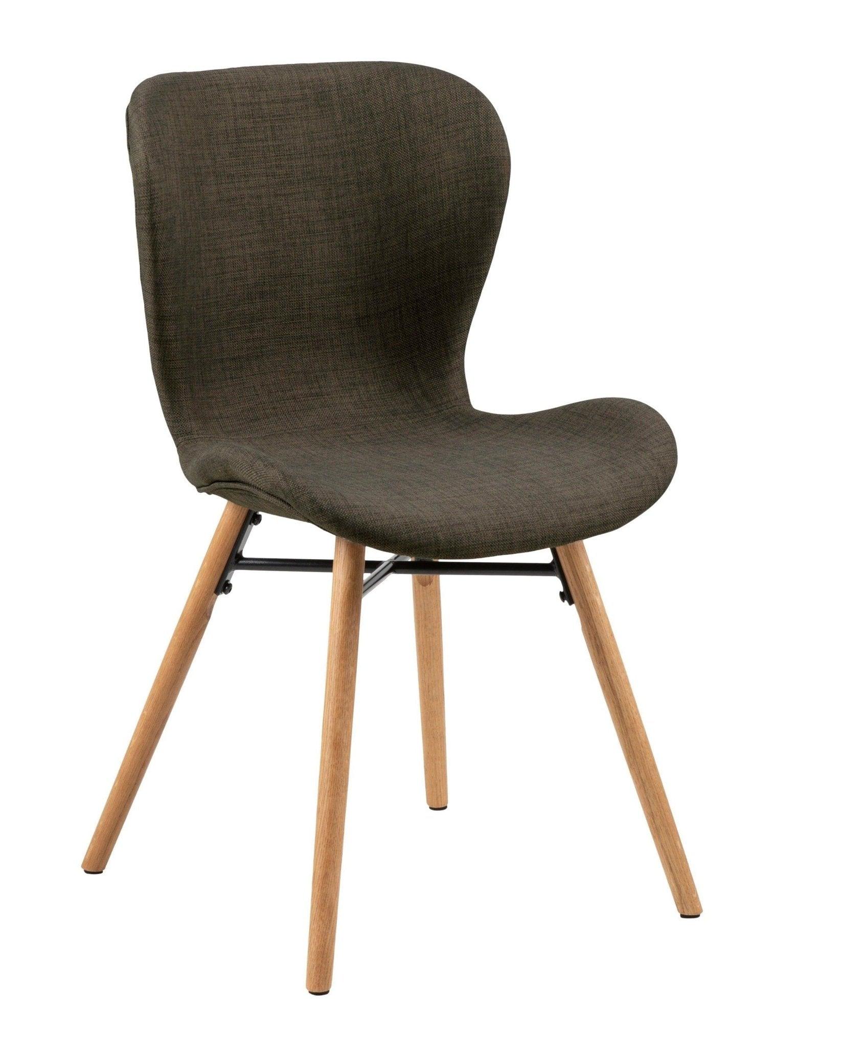 Krzesło BJORN khaki z drewnianią podstawą Home Essentials Eye on Design