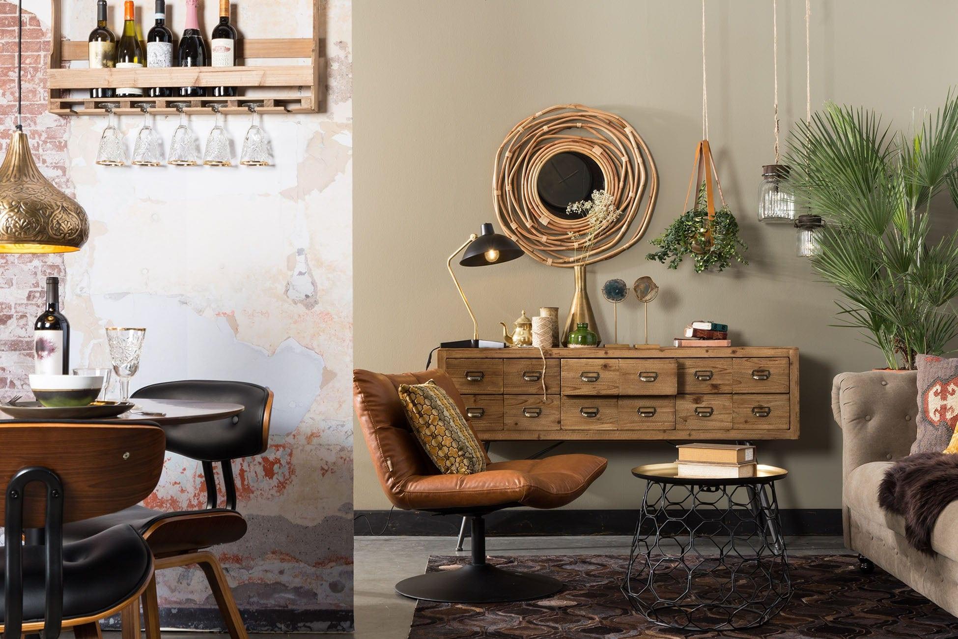 Krzesło BLACKWOOD brązowy Dutchbone Eye on Design