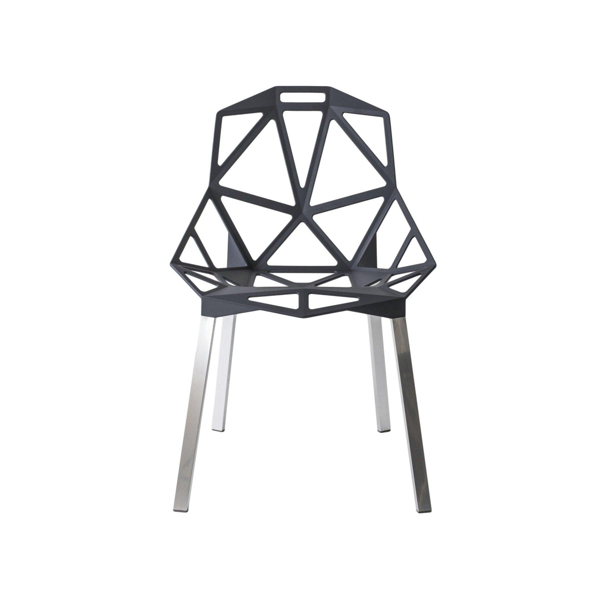 Krzesło CHAIR_ONE antracyt metaliczny Magis Eye on Design