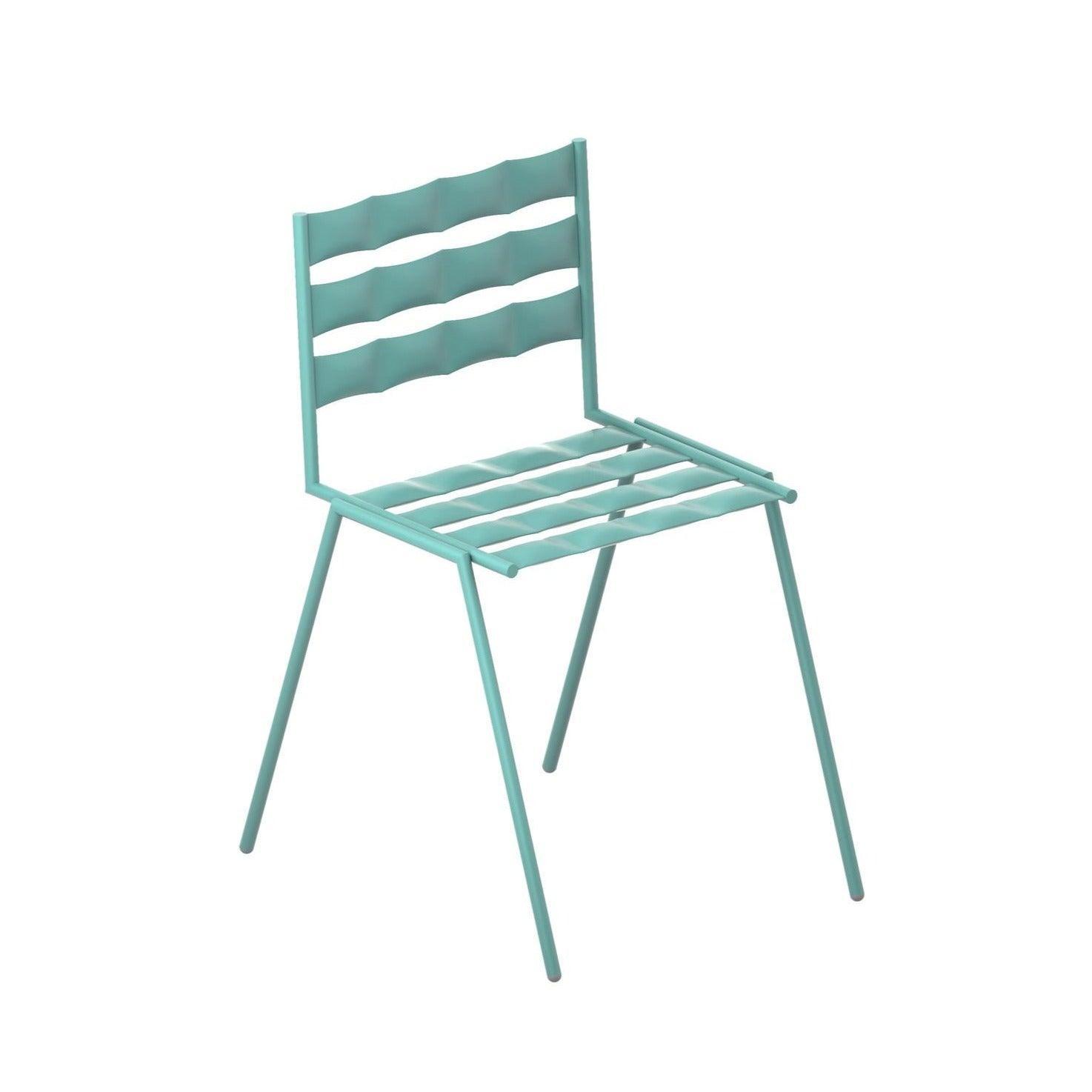 Krzesło COSMIC CHAIR stalowy Mati Sipiora Turkusowy Eye on Design