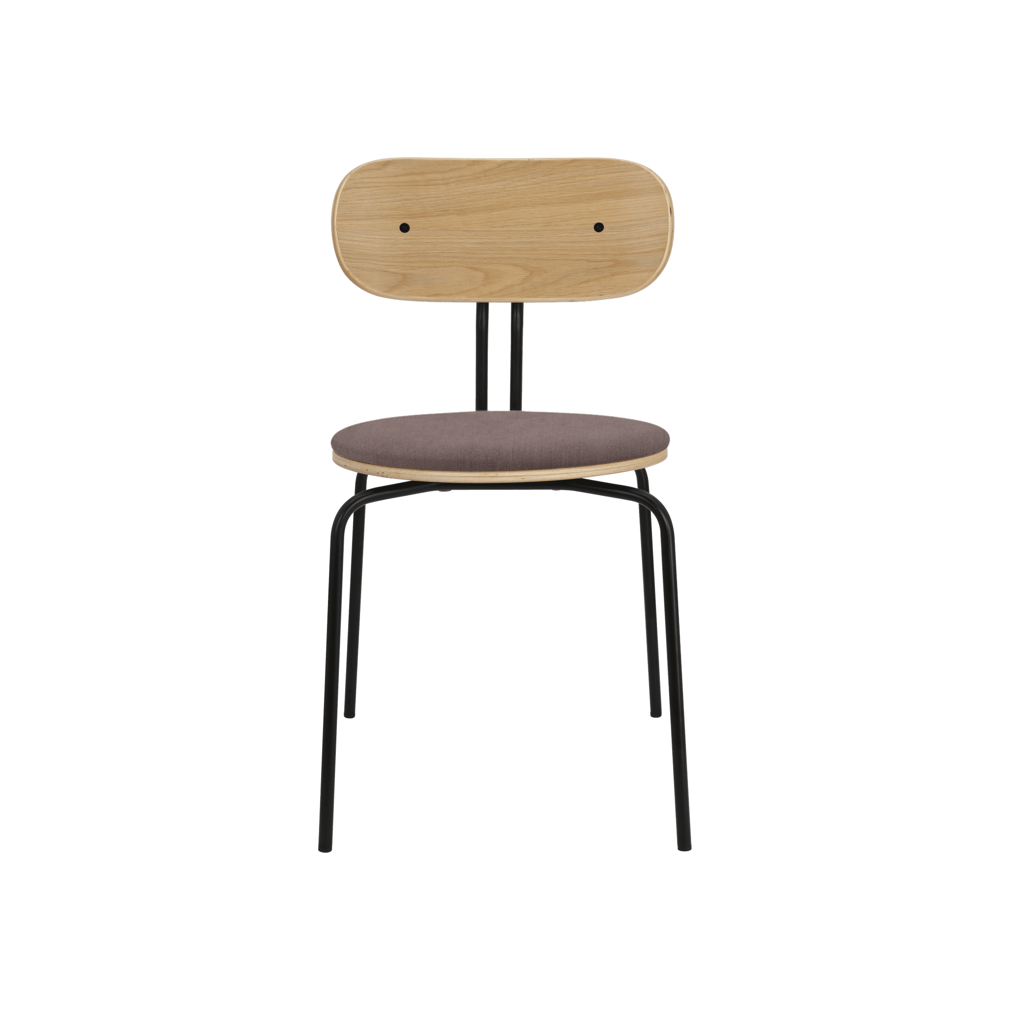 Krzesło CURIOUS brązowy z czarną podstawą UMAGE Eye on Design