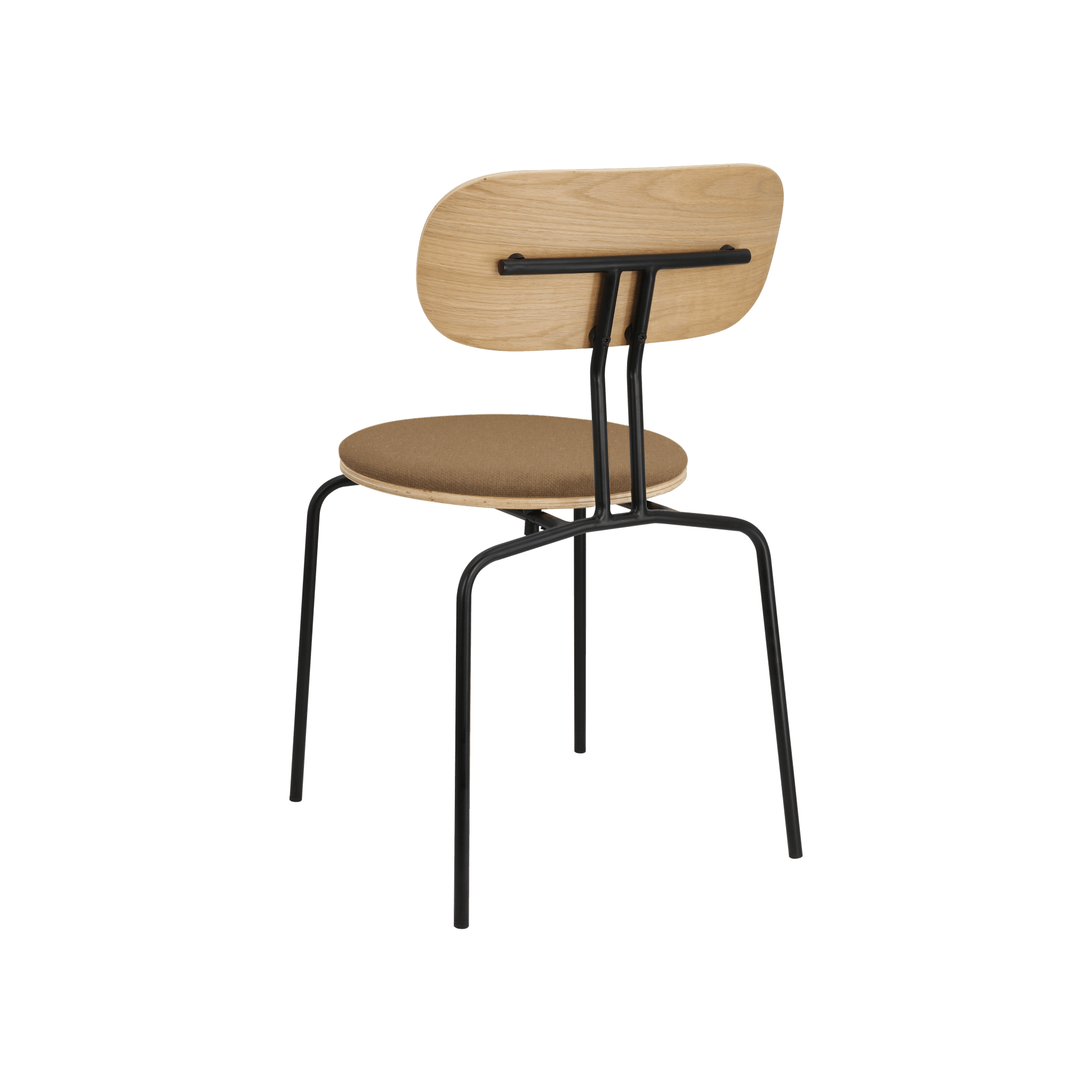 Krzesło CURIOUS cynamonowy z czarną podstawą UMAGE Eye on Design