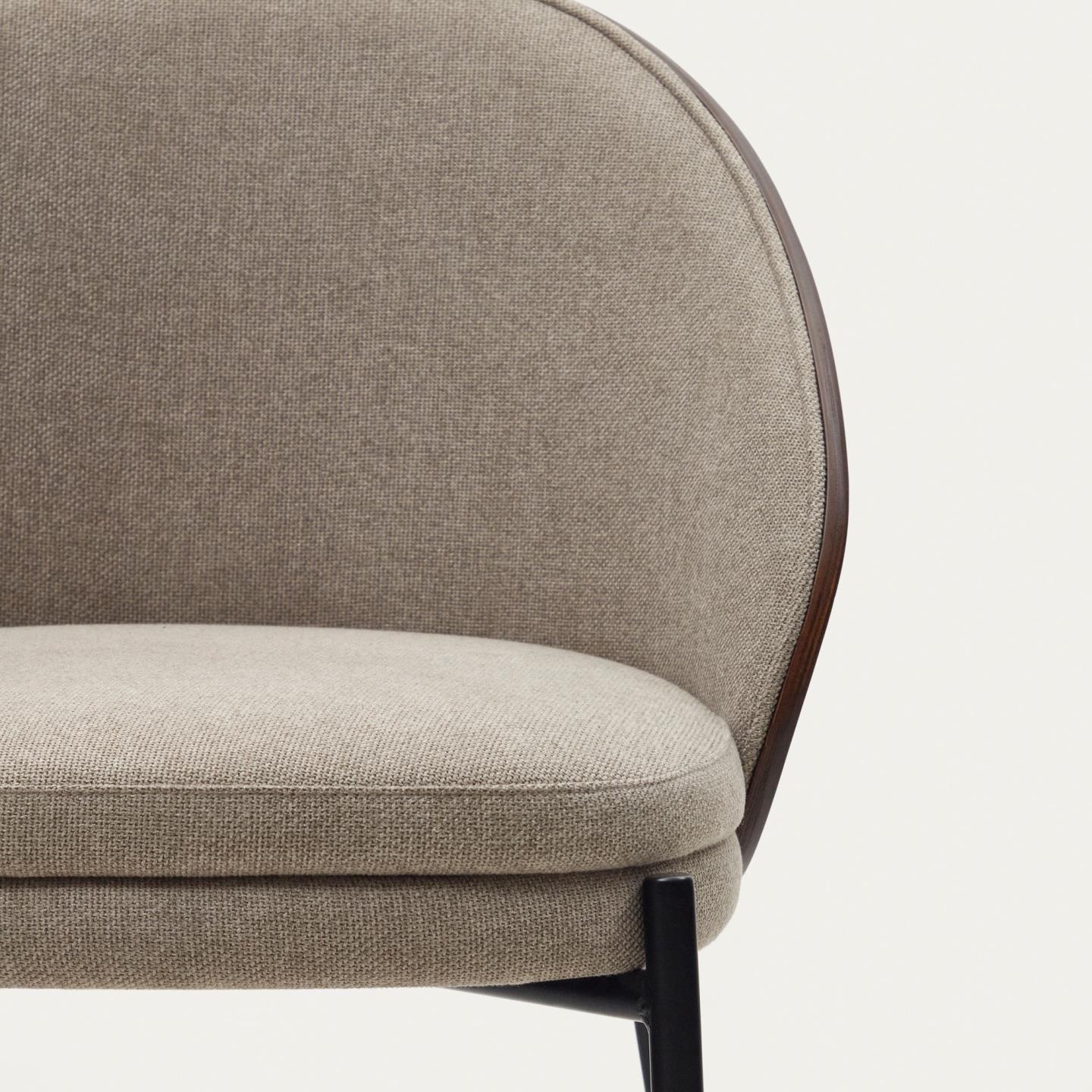 Krzesło EAMY jasnobrązowy z wykończeniem wenge La Forma Eye on Design