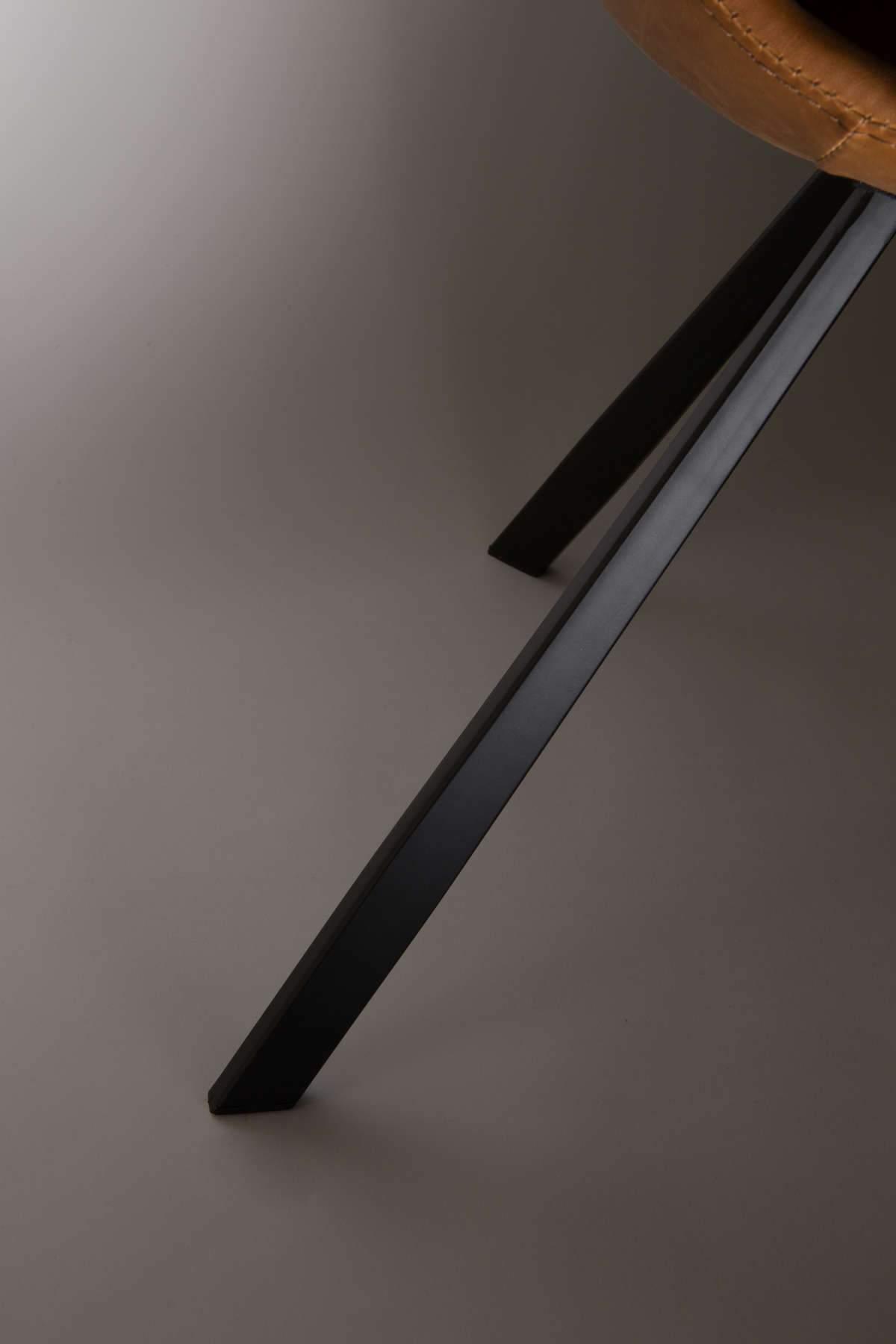 Krzesło FRANKY ekoskóra brązowy Dutchbone Eye on Design