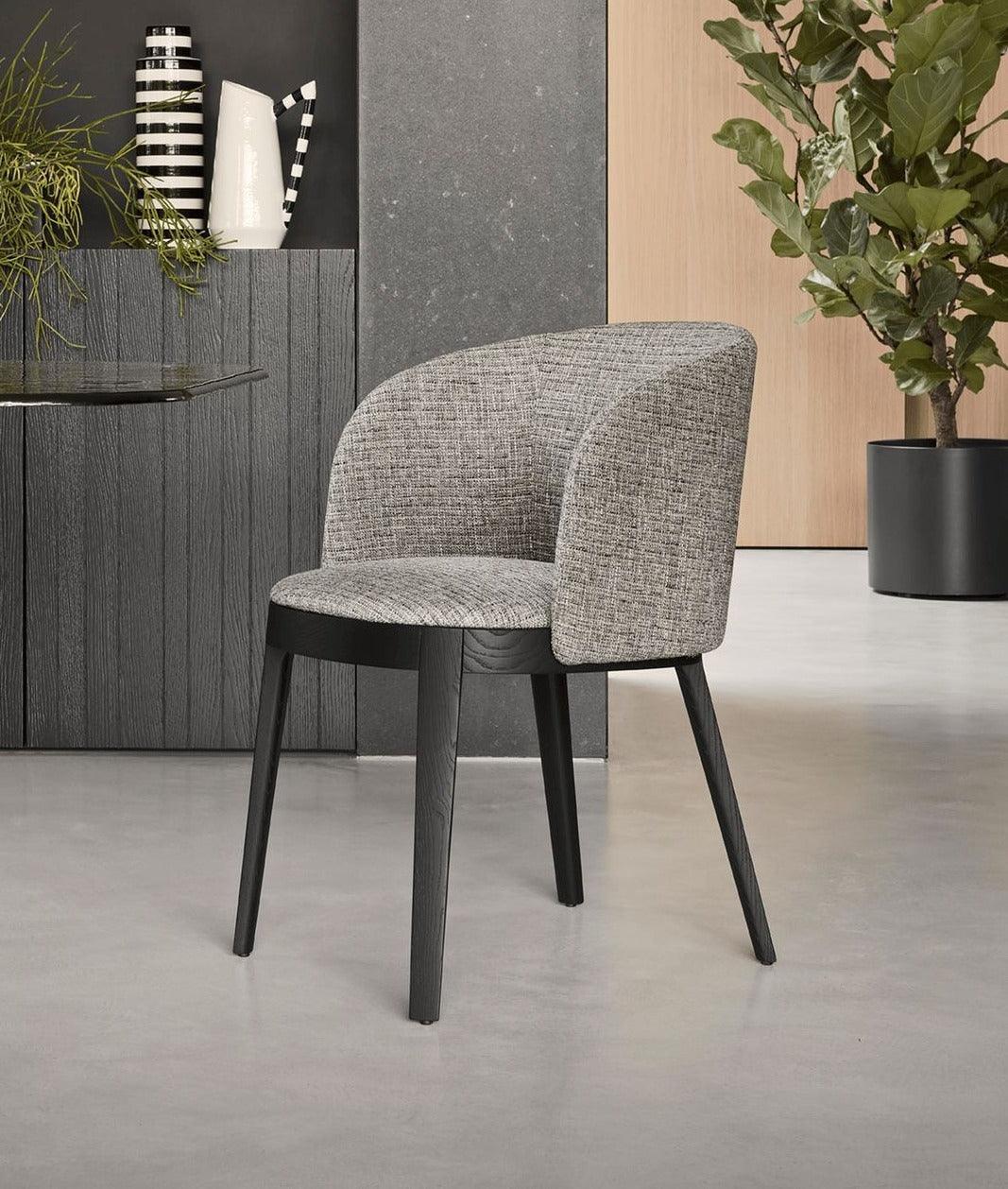 Fotel ADÈL melanż piaskowy Calligaris Eye on Design