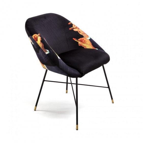 Krzesło LIPSTICKS czarny Seletti Eye on Design
