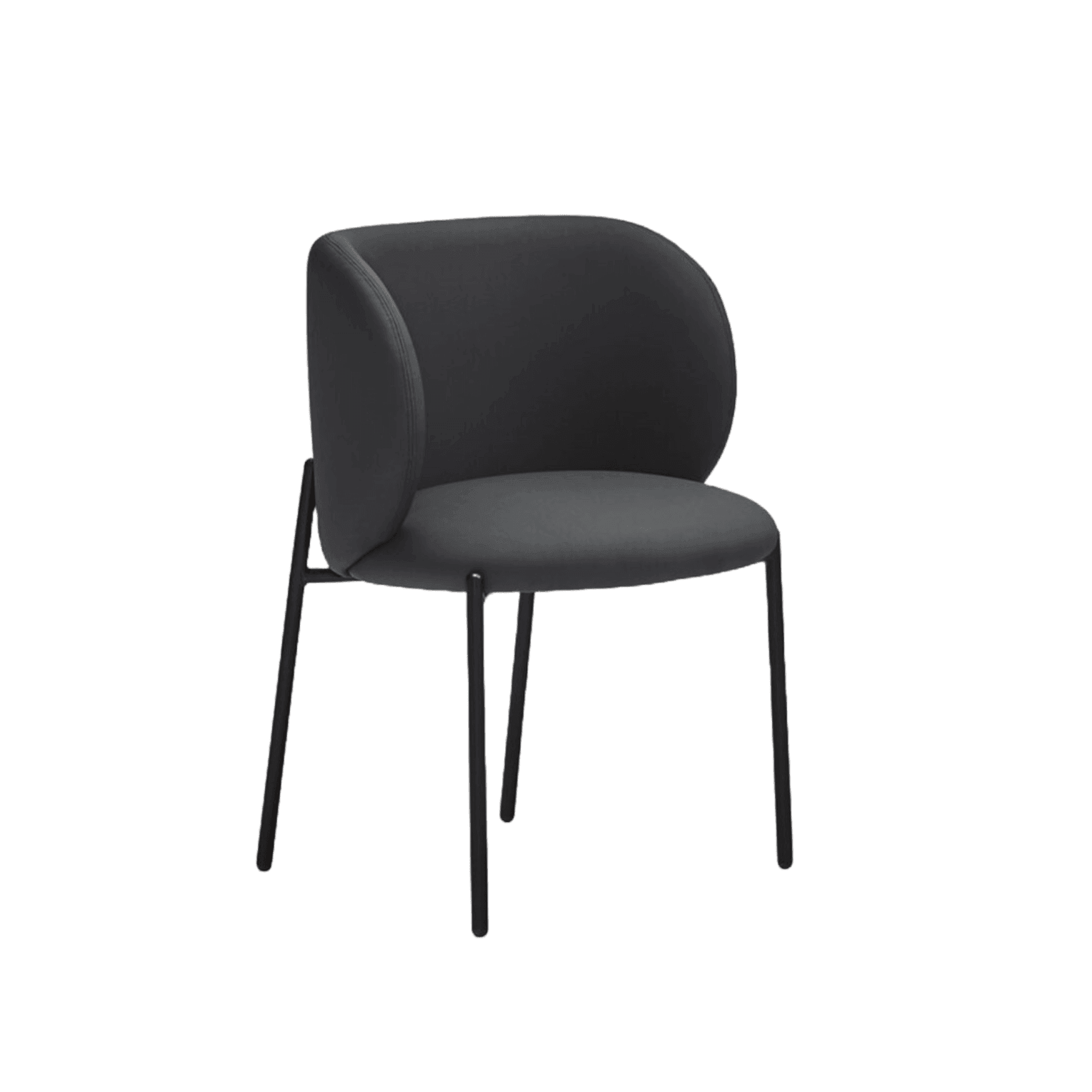 Krzesło MOGI czarna ekoskóra Teulat Eye on Design