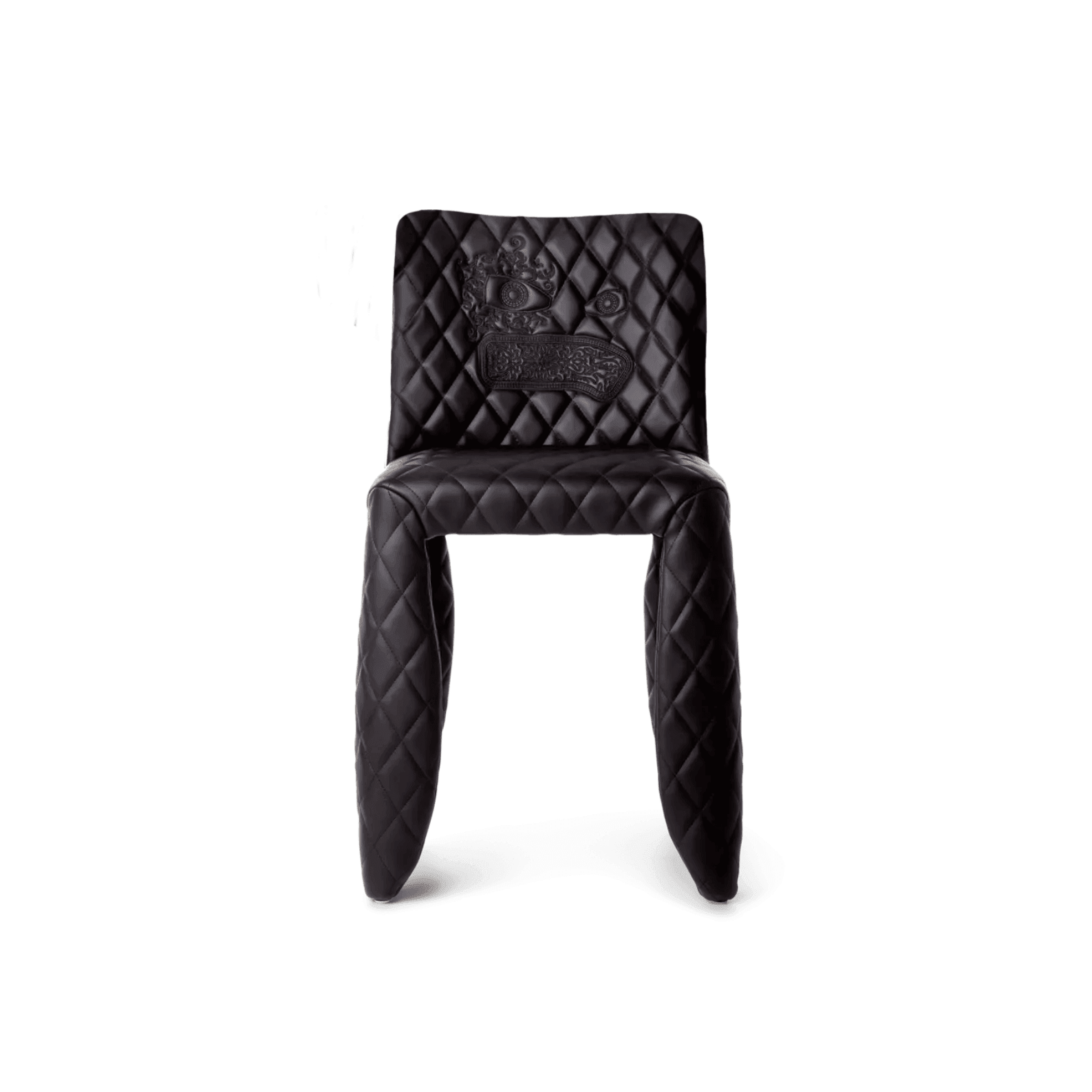 Krzesło MONSTER Moooi Tak Czarny z haftem Eye on Design
