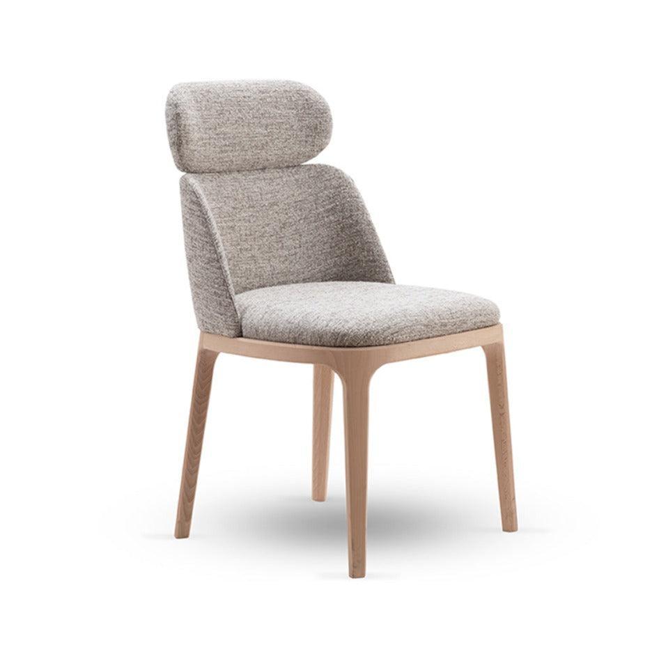 Krzesło MUST I tapicerowane z drewnianą podstawą Nobonobo Eye on Design