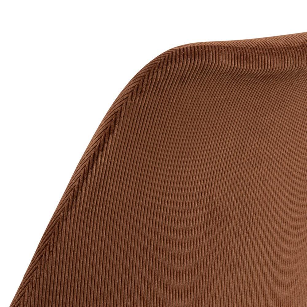 Krzesło NILS miedziany sztruksowy z czarną podstawą Home Essentials Eye on Design