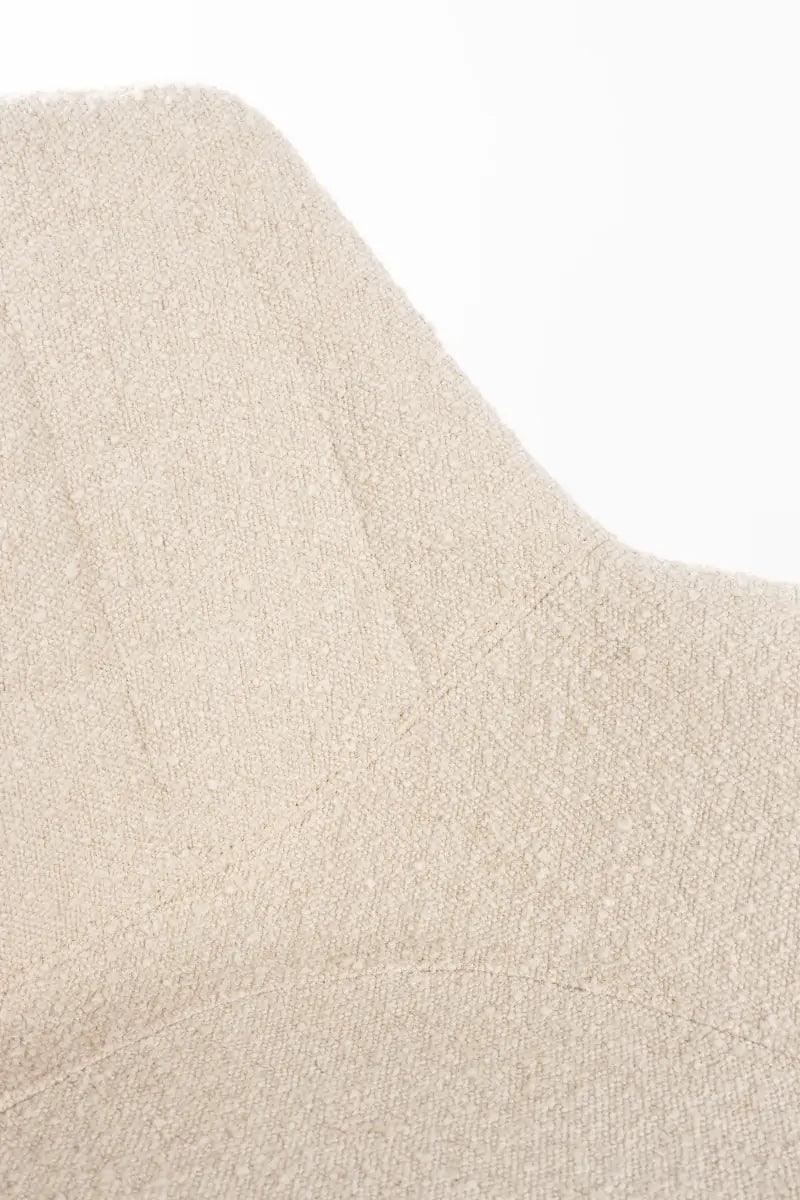 Krzesło obrotowe DOULTON biały boucle Zuiver Eye on Design