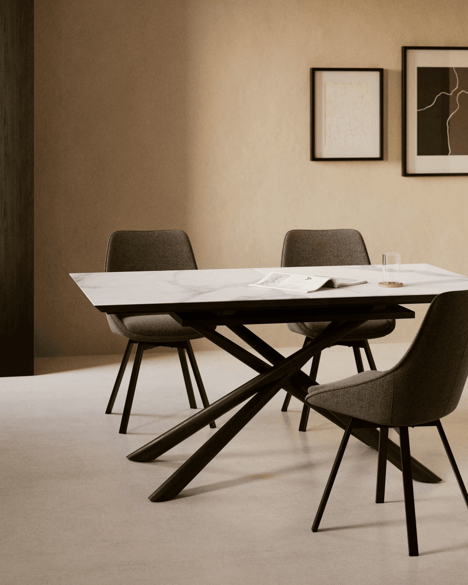 Krzesło obrotowe JENNA ciemnoszary La Forma Eye on Design