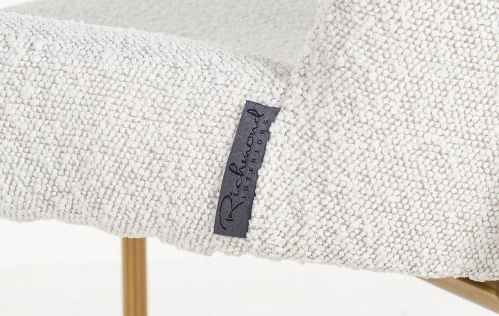 Krzesło ODESSA biały bouclé Richmond Interiors Eye on Design