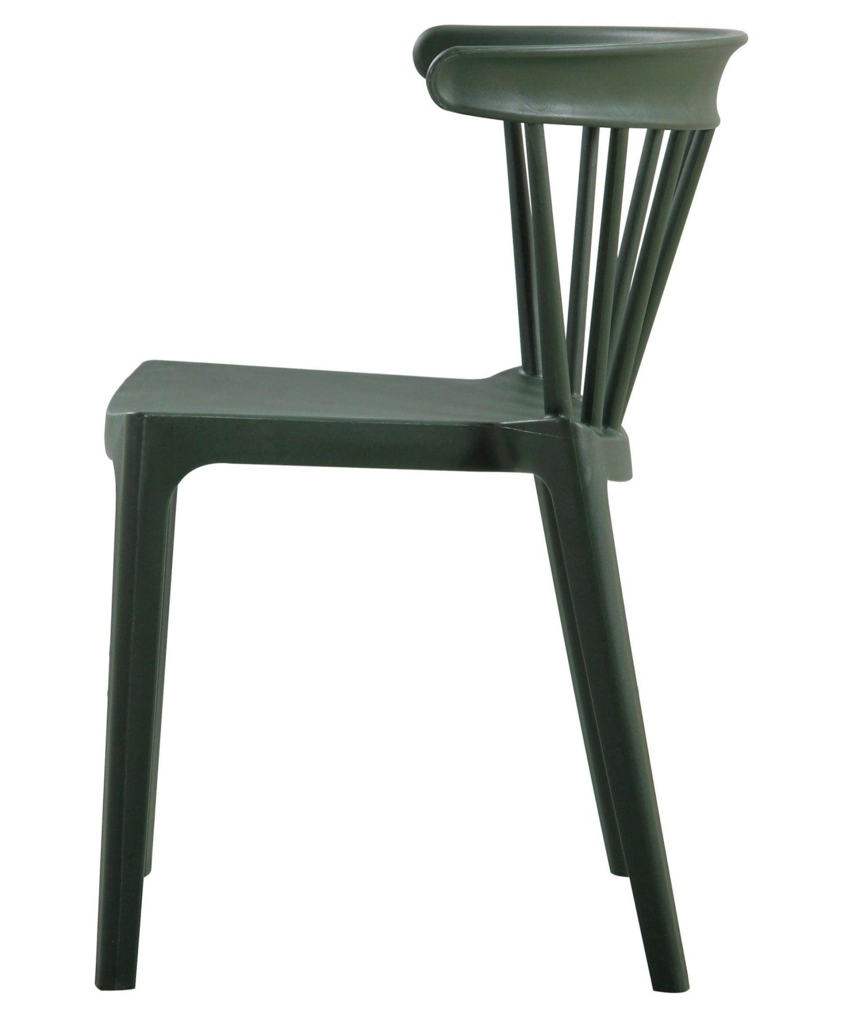 Krzesło ogrodowe BLISS wojskowa zieleń Woood Eye on Design