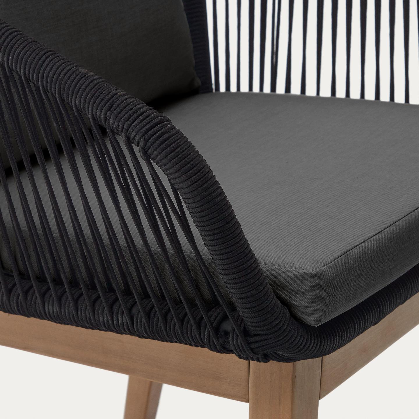 Krzesło ogrodowe PORTALO czarny La Forma Eye on Design