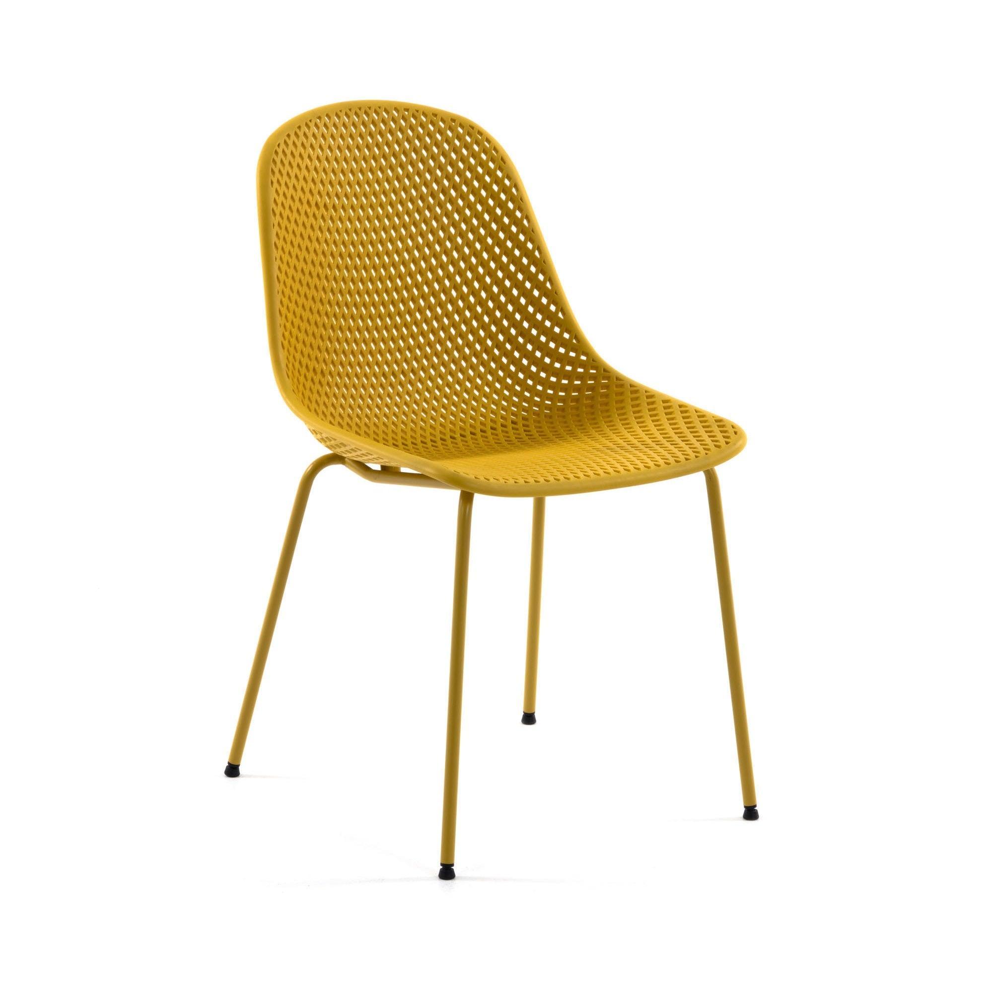 Krzesło ogrodowe QUINBY żółty La Forma Eye on Design